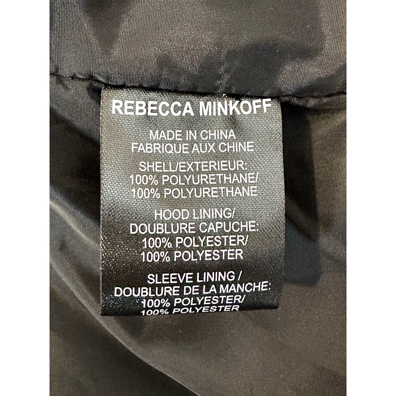Rebecca Minkoff Rebecca Minkoff Black Light Hooded Trench Coat Black L NWT Size L / US 10 / IT 46 - 12 Thumbnail