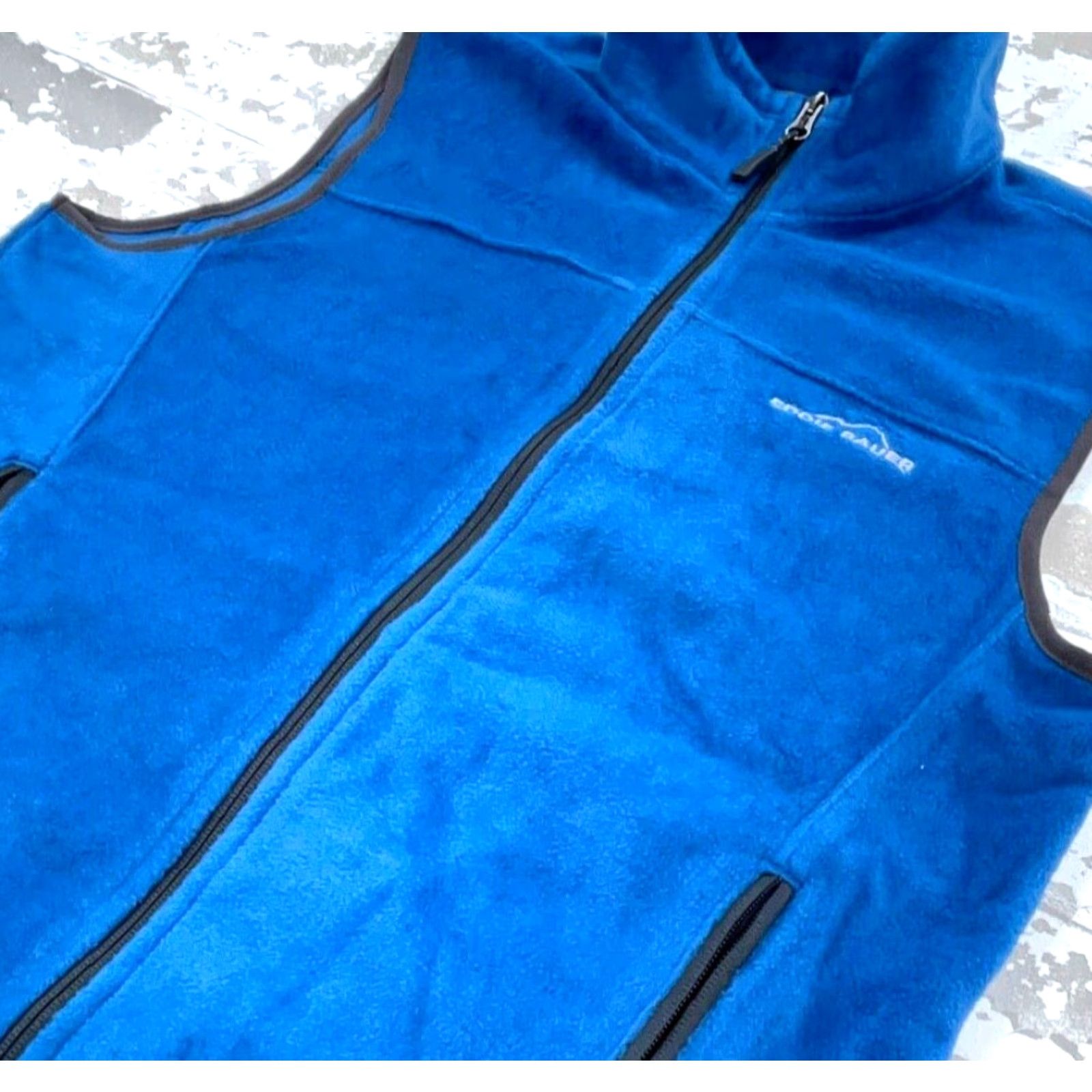 Eddie Bauer Eddie Bauer Vest Men Small Blue Fleece Full Zip Jacket Seasonal Layer Hiking A97 Size US S / EU 44-46 / 1 - 2 Thumbnail