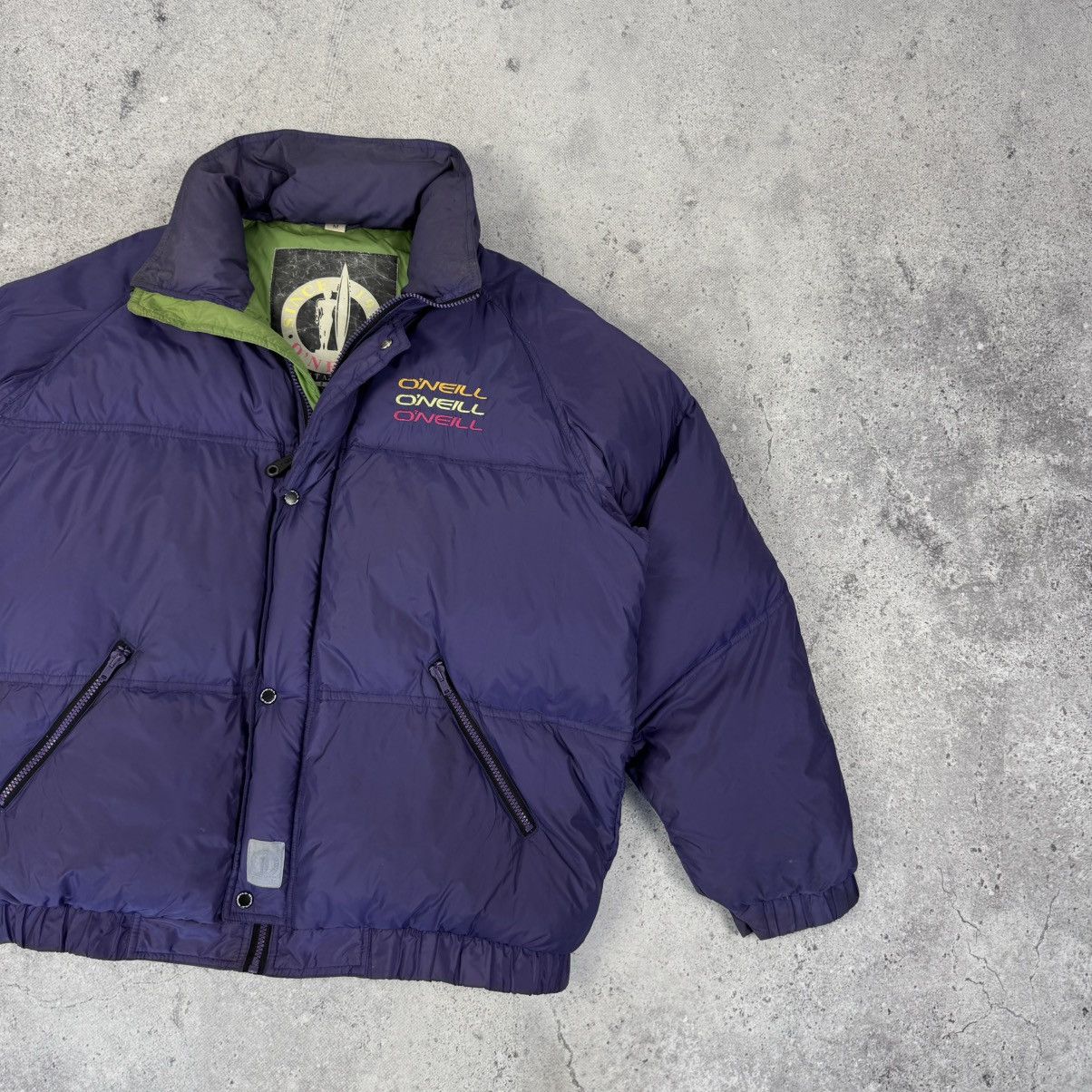 O'Neill × Vintage Vintage O’Neill 90s Puffer Down Jacket Surf Style Size US M / EU 48-50 / 2 - 1 Thumbnail