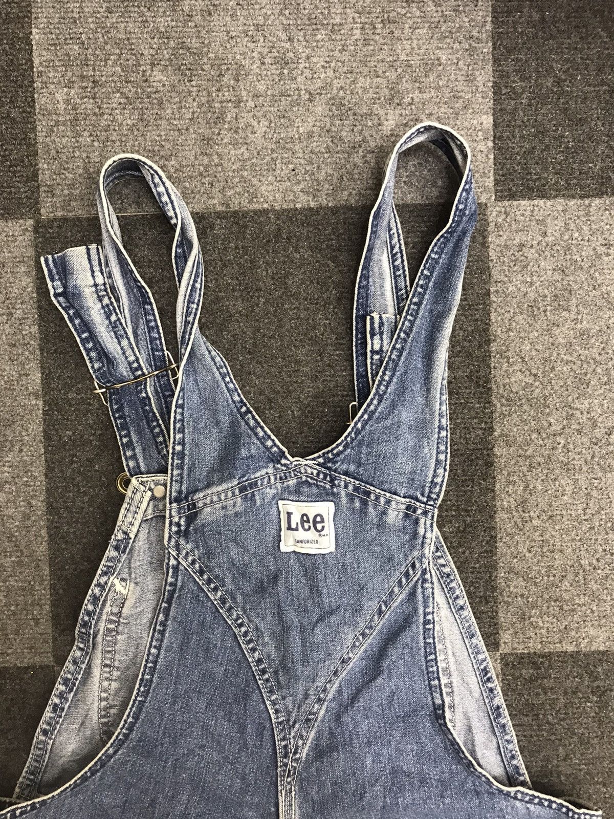 Lee × Vintage Vintage Lee Denim Overall Size US 33 - 12 Thumbnail