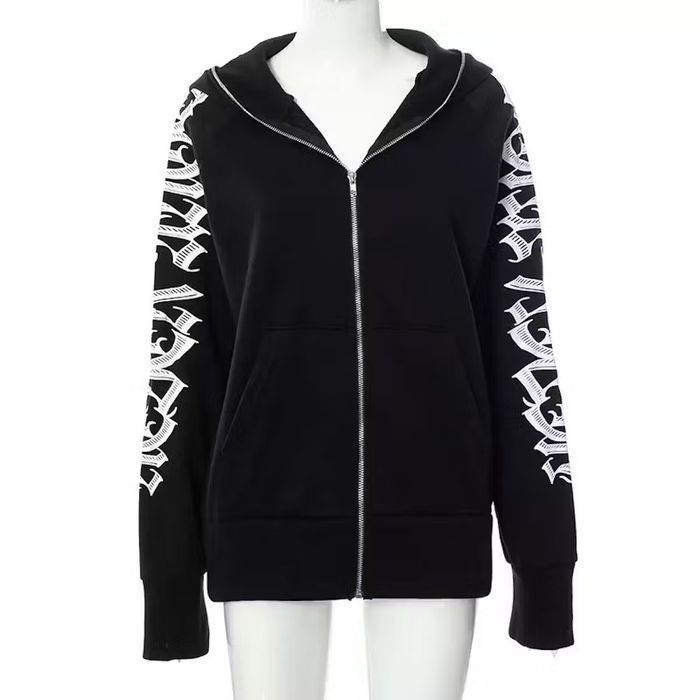 Streetwear Full Zip Graphic Hoodie | Grailed