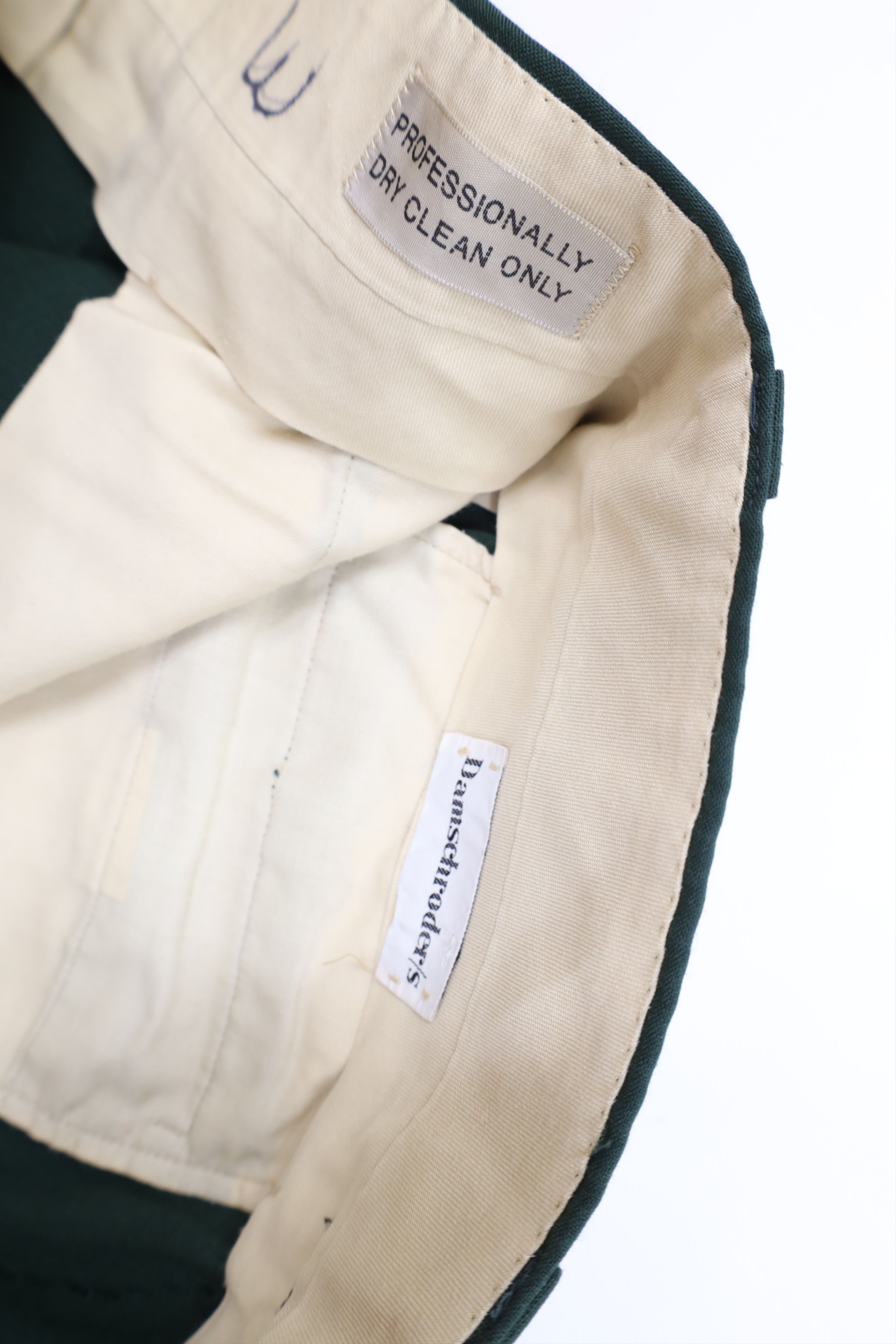 Vintage Vintage 70s Streetwear Blend Wide Leg Chino Pants Green USA Size US 36 / EU 52 - 7 Thumbnail