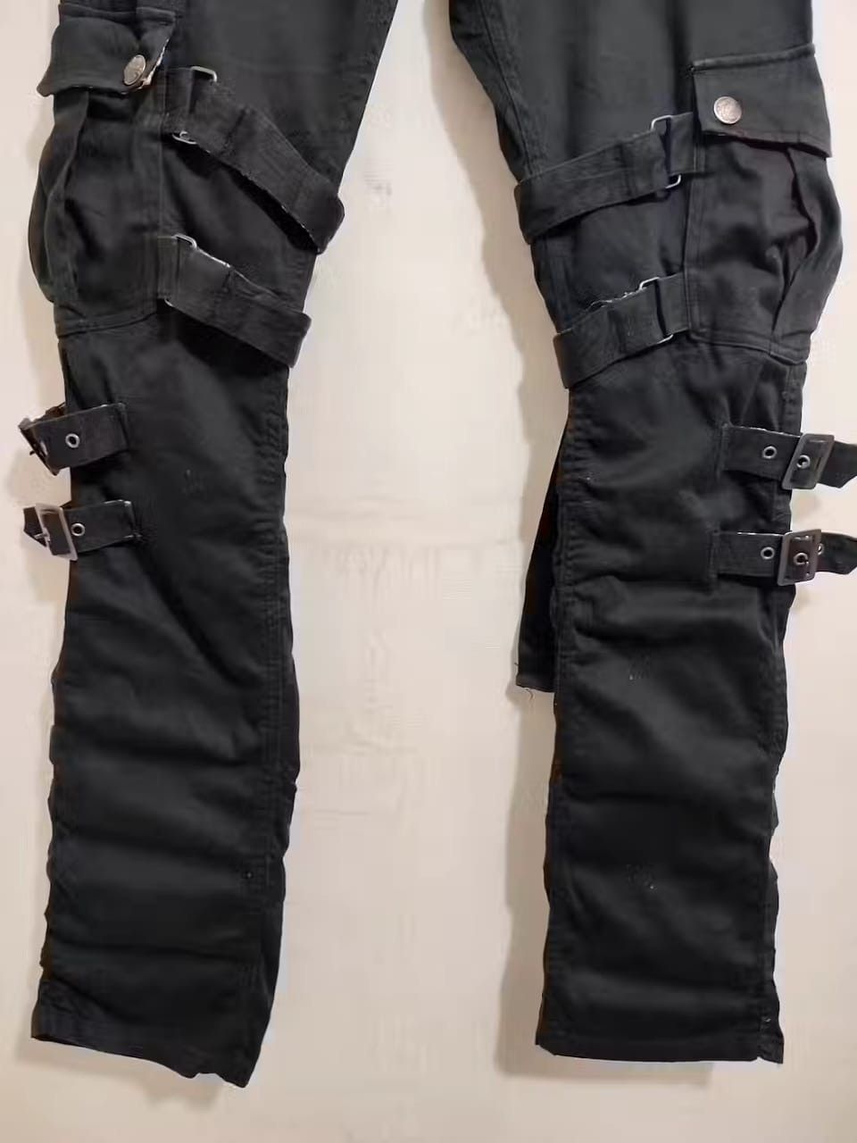 Japanese Brand BG SHO Punk Bondage Cargo Pants Size US 29 - 3 Thumbnail