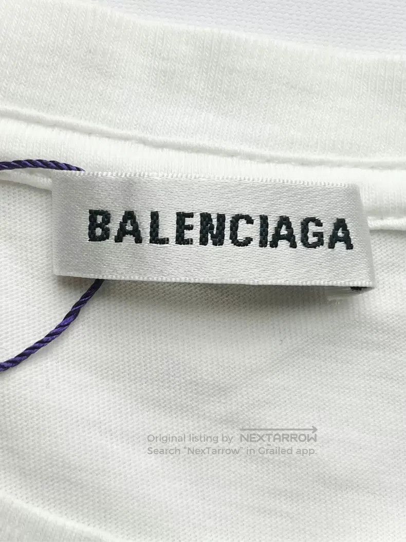 Balenciaga Balenciaga English Logo Short Sleeve T-Shirt Size M / US 6-8 / IT 42-44 - 6 Thumbnail