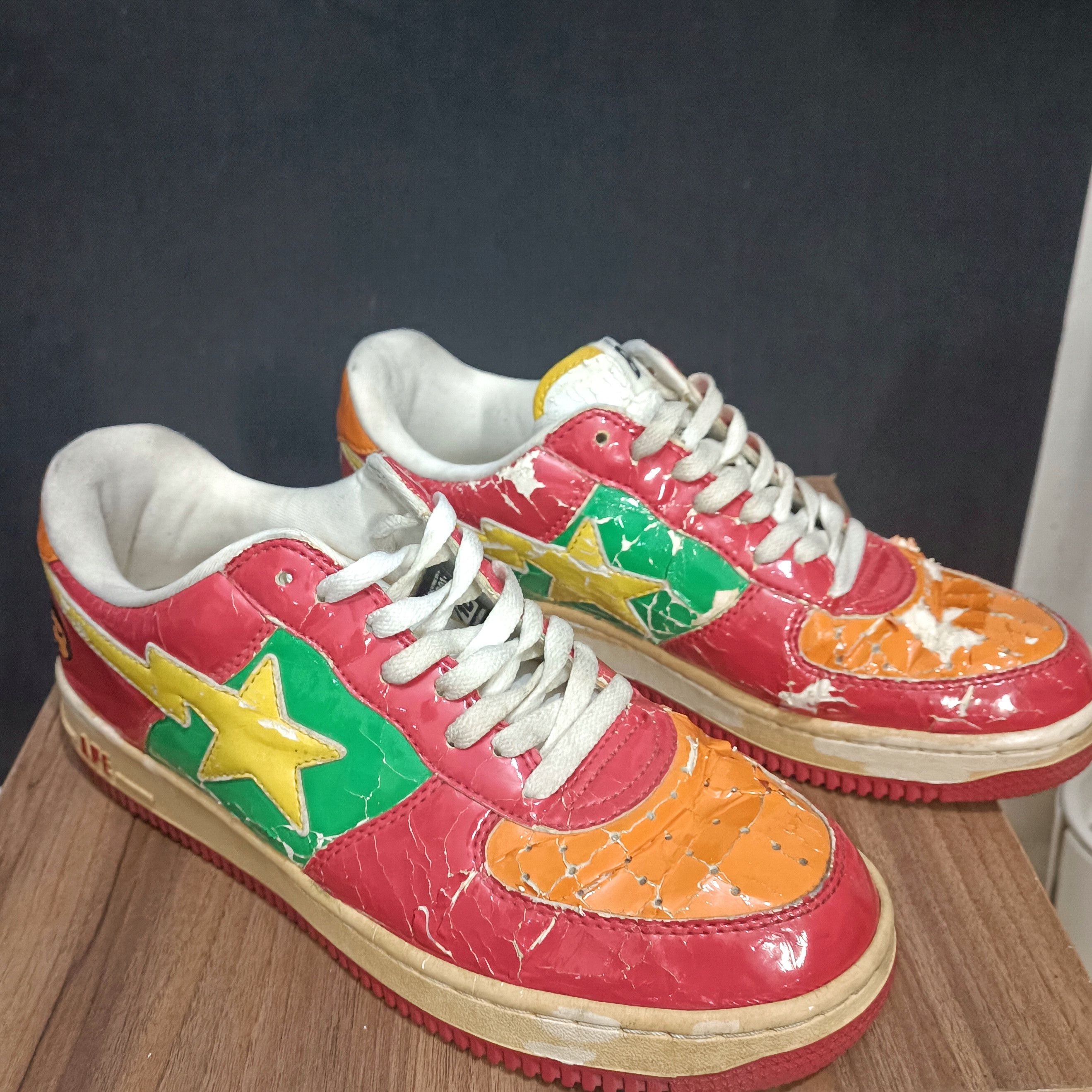 Bape OG Bapesta Multicolor Baby Milo Junk Food Size US 10 / EU 43 - 1 Thumbnail