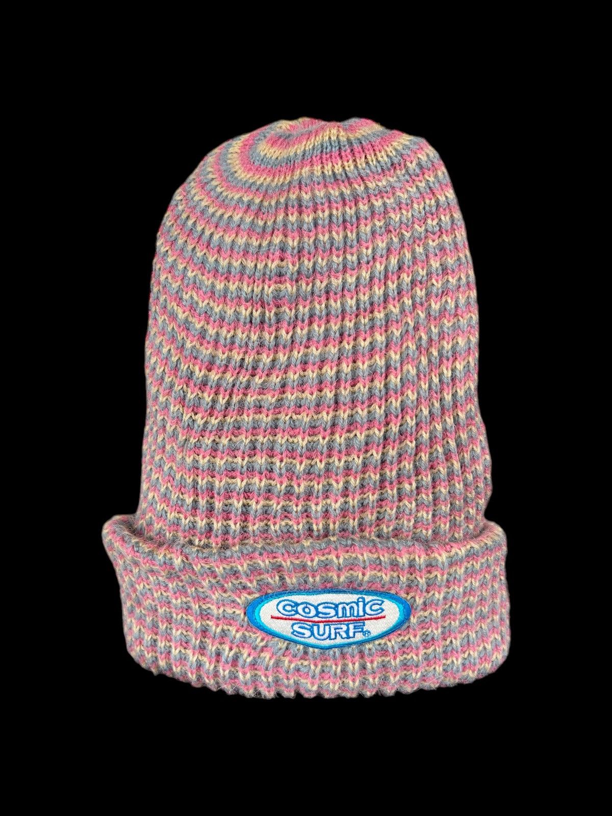 Japanese Brand × Kapital × Vintage Vtg Made in Japan Cosmic Surf knitt Beanie Hats☠️🎌🎌 Size ONE SIZE - 1 Thumbnail