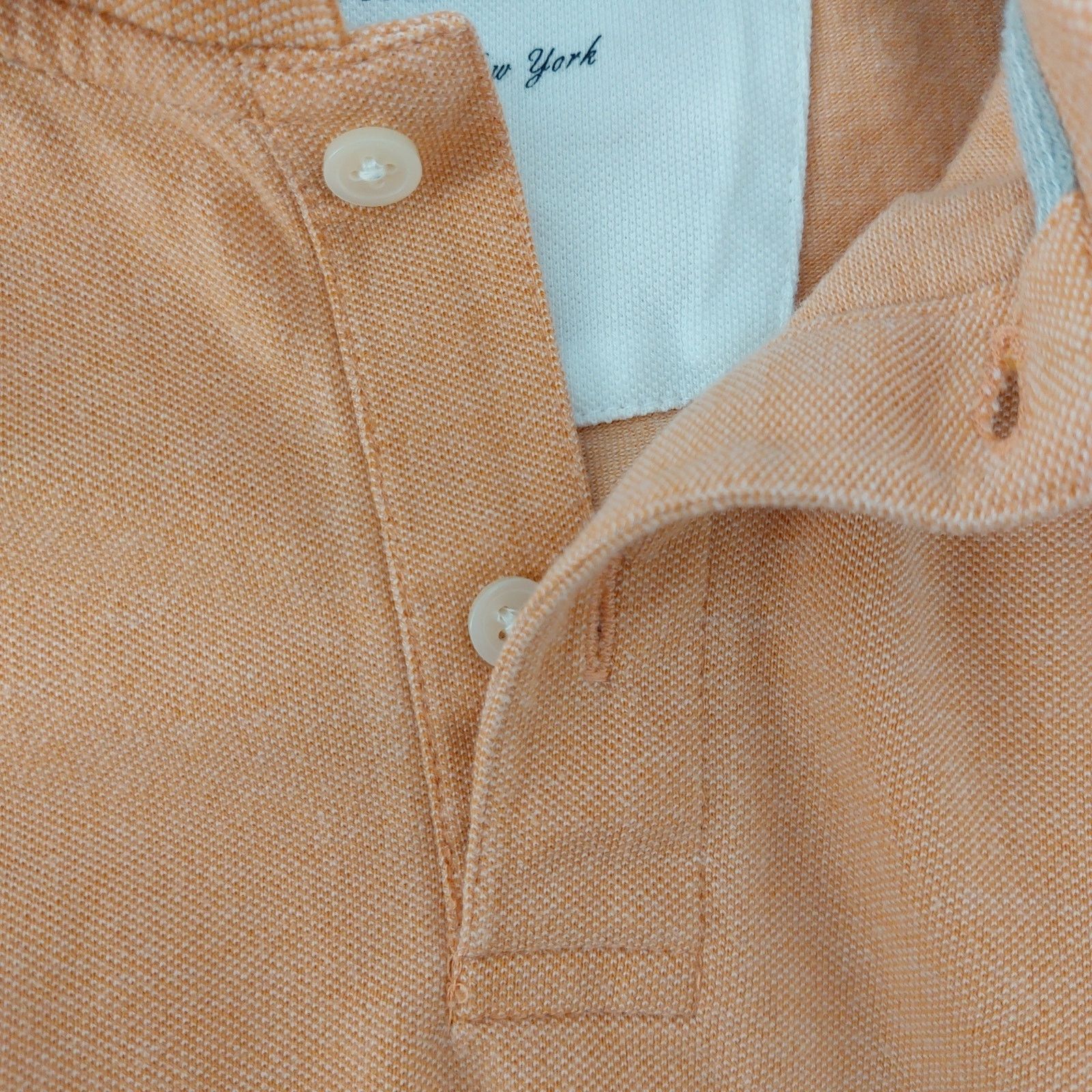 Banana Republic Banana Republic Orange Polo Shirt Mens Logo Mammoth Sz Small Size US S / EU 44-46 / 1 - 6 Thumbnail
