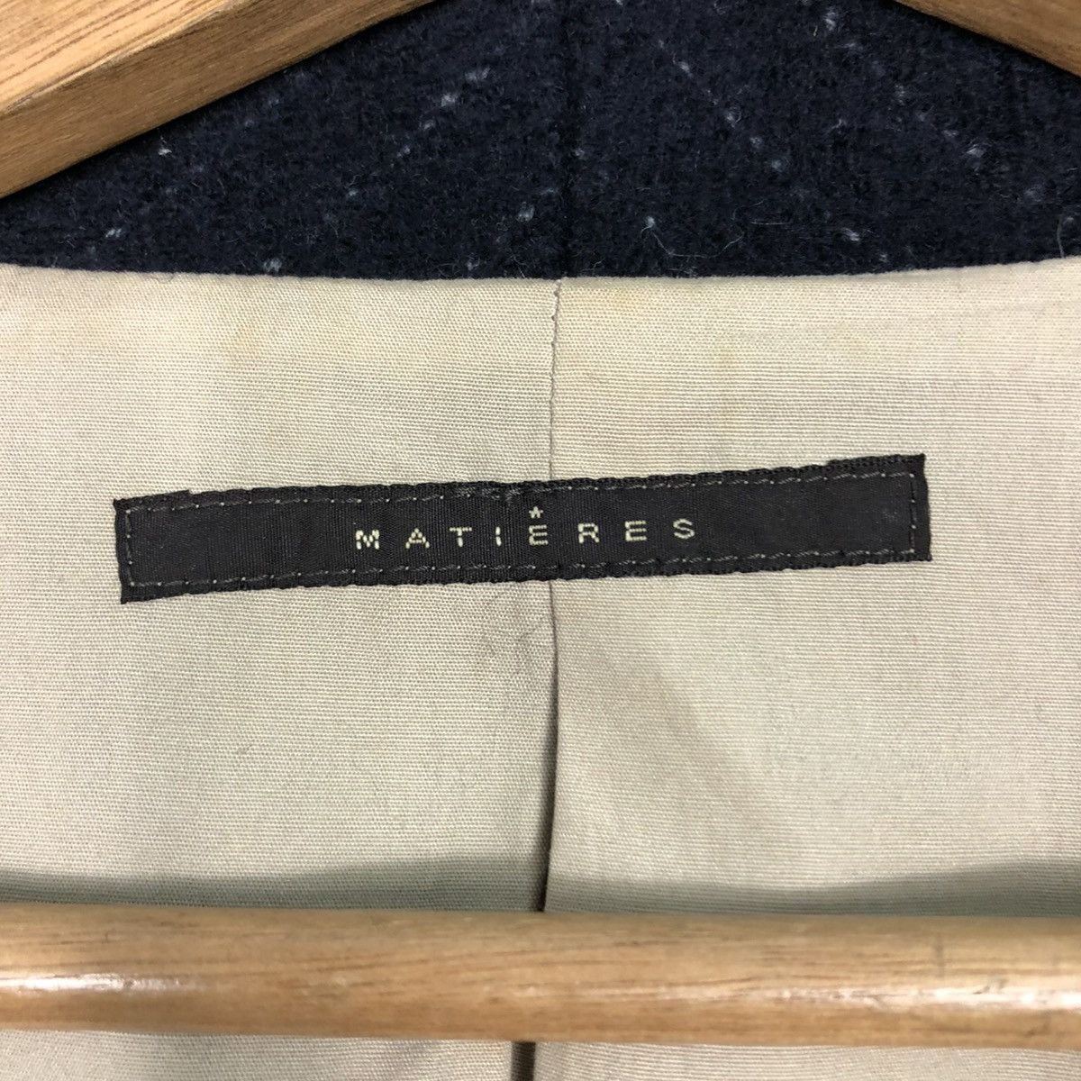 Japanese Brand 🔥VINTAGE BIKER JACKET STRIPED HICKORY MATIERES ISSEY MIYAKE Size US S / EU 44-46 / 1 - 20 Thumbnail