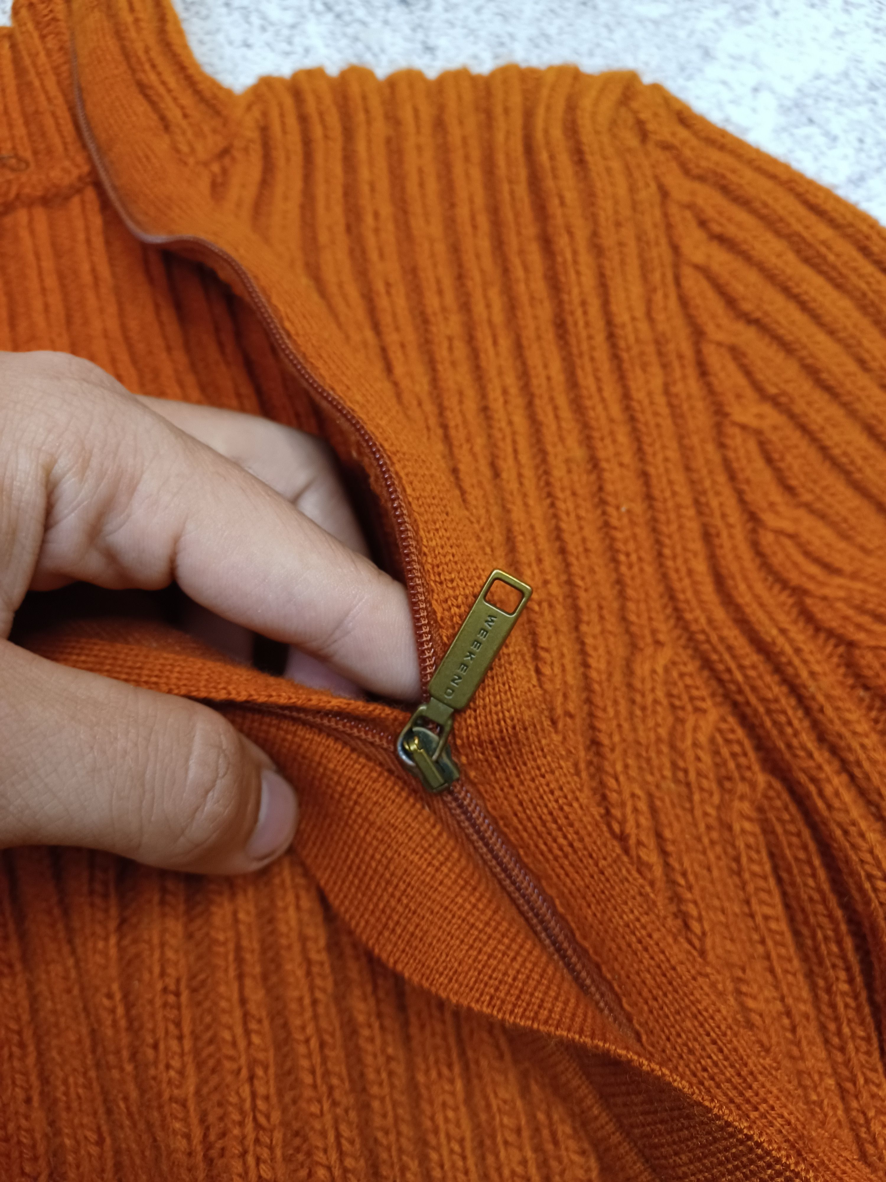 Weekend Max Mara Vintage MaxMara Weekend Ribbed Wool Knit Sweater Size M / US 6-8 / IT 42-44 - 7 Thumbnail