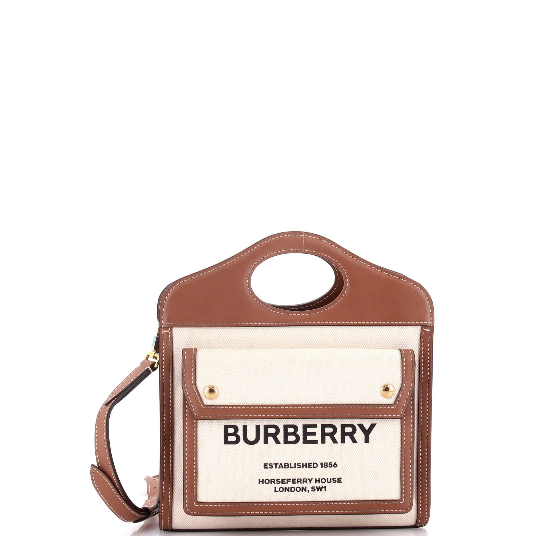 Burberry Logo Pocket Tote Size ONE SIZE - 1 Thumbnail