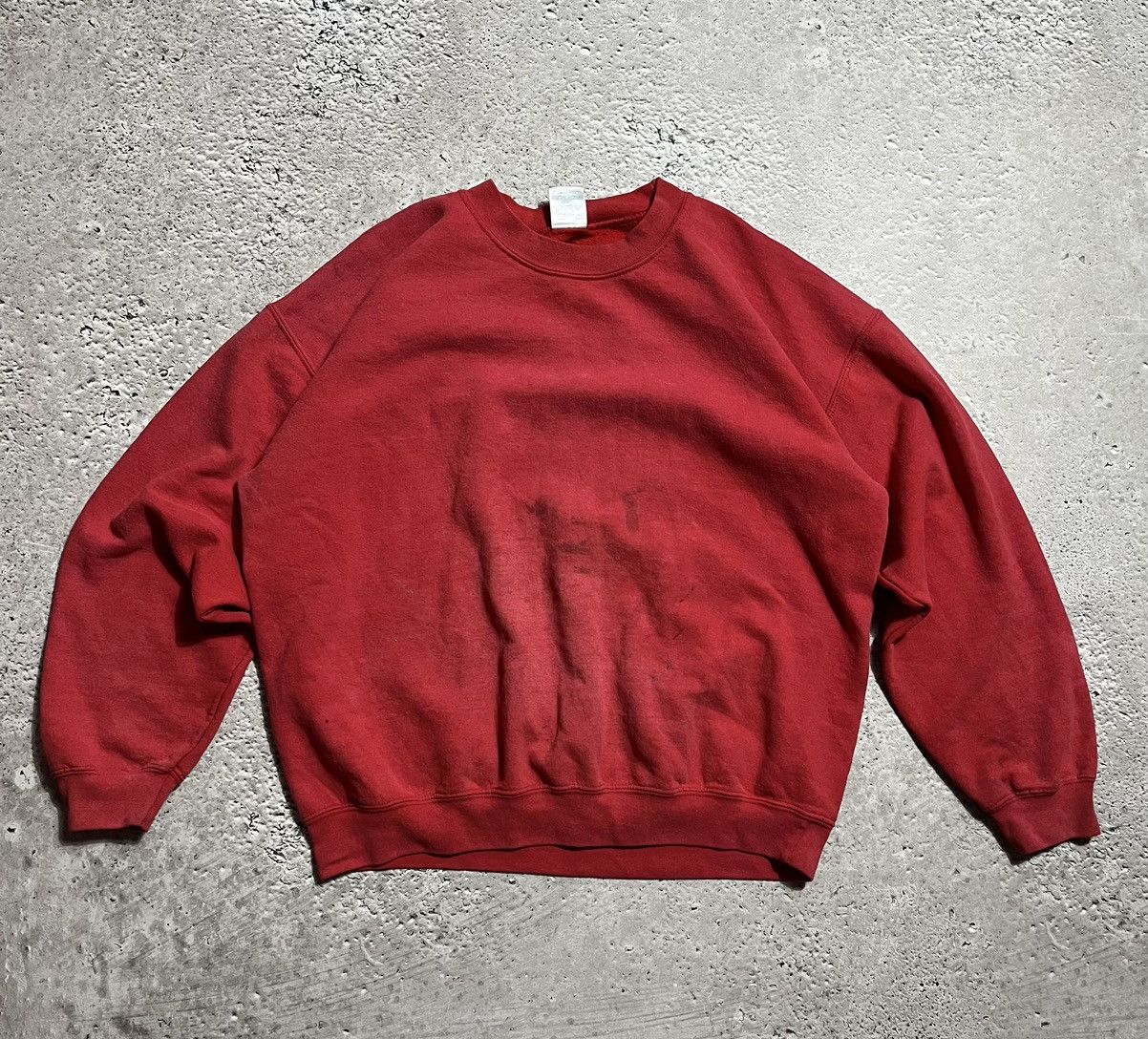 Gildan Vintage Y2K Baggy Gildan Faded Blank Crewneck Sweatshirt Size US L / EU 52-54 / 3 - 1 Thumbnail