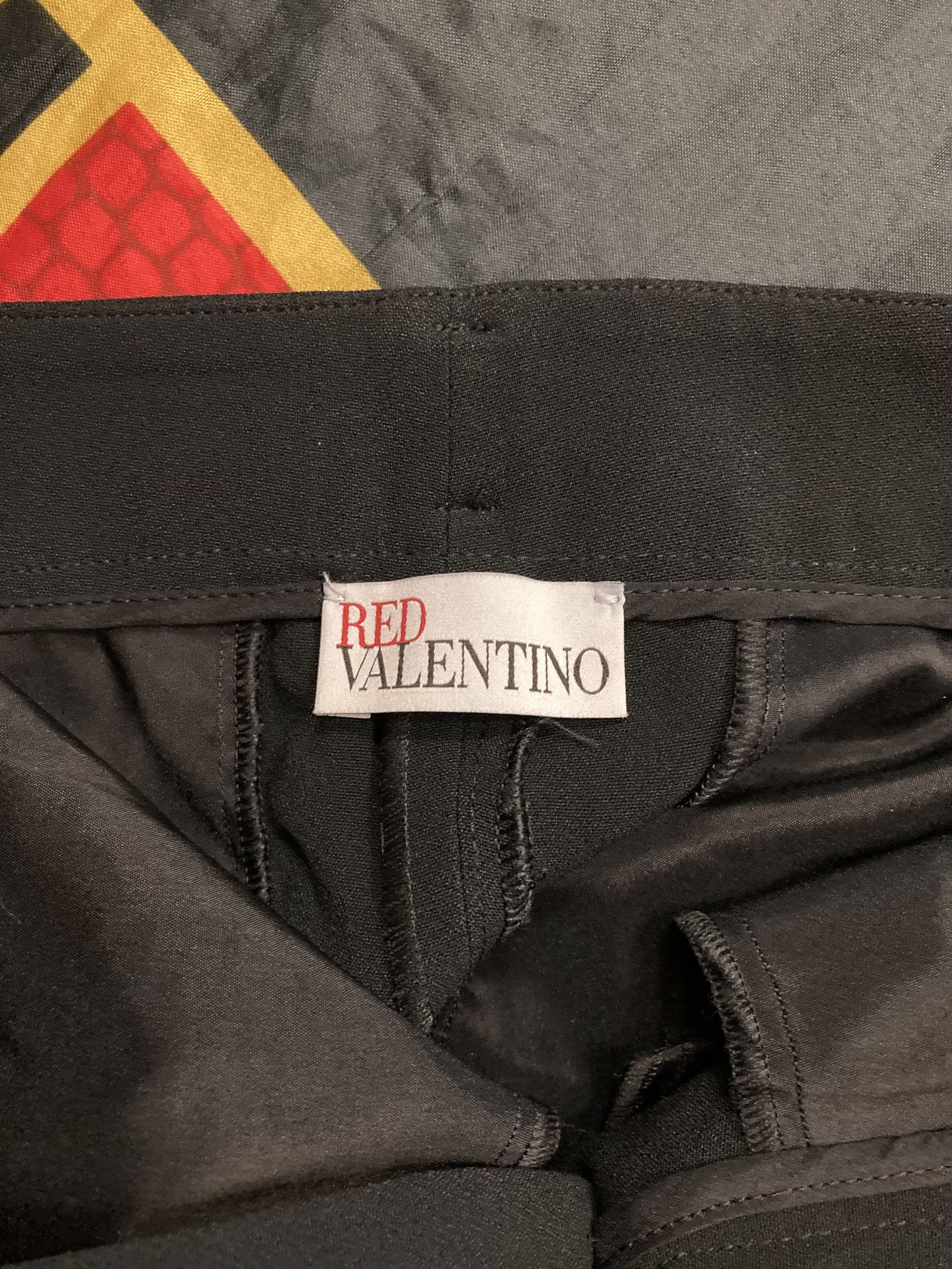 RED Valentino Valentino Red Classic Basic Black Dress Pants Size 30" / US 8 / IT 44 - 2 Thumbnail