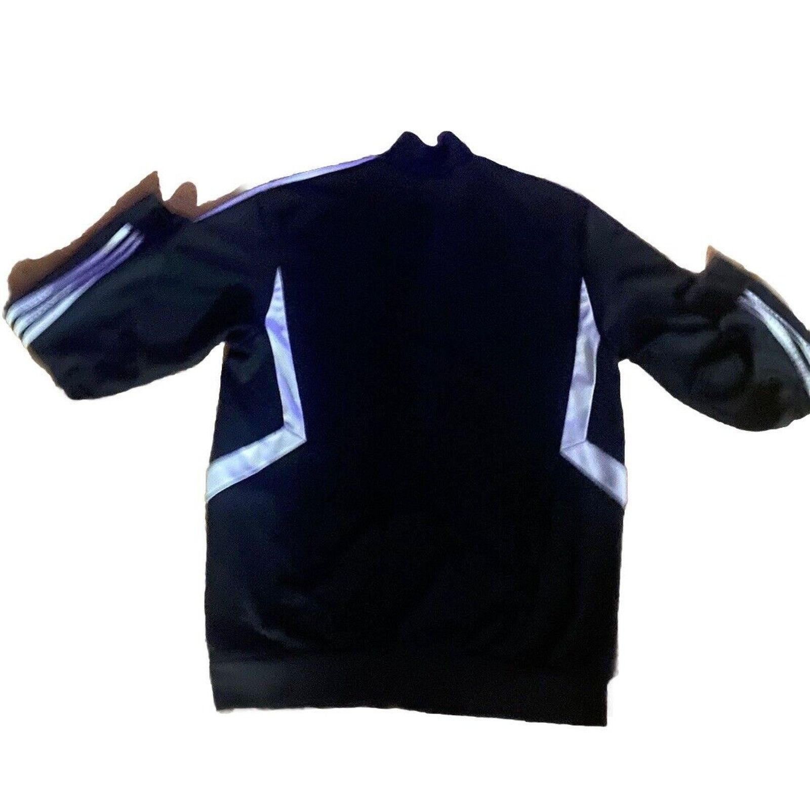 Adidas Adidas Men's 3 Striped Zip Up & Pocket Sweatshirt Size M Size US M / EU 48-50 / 2 - 4 Thumbnail