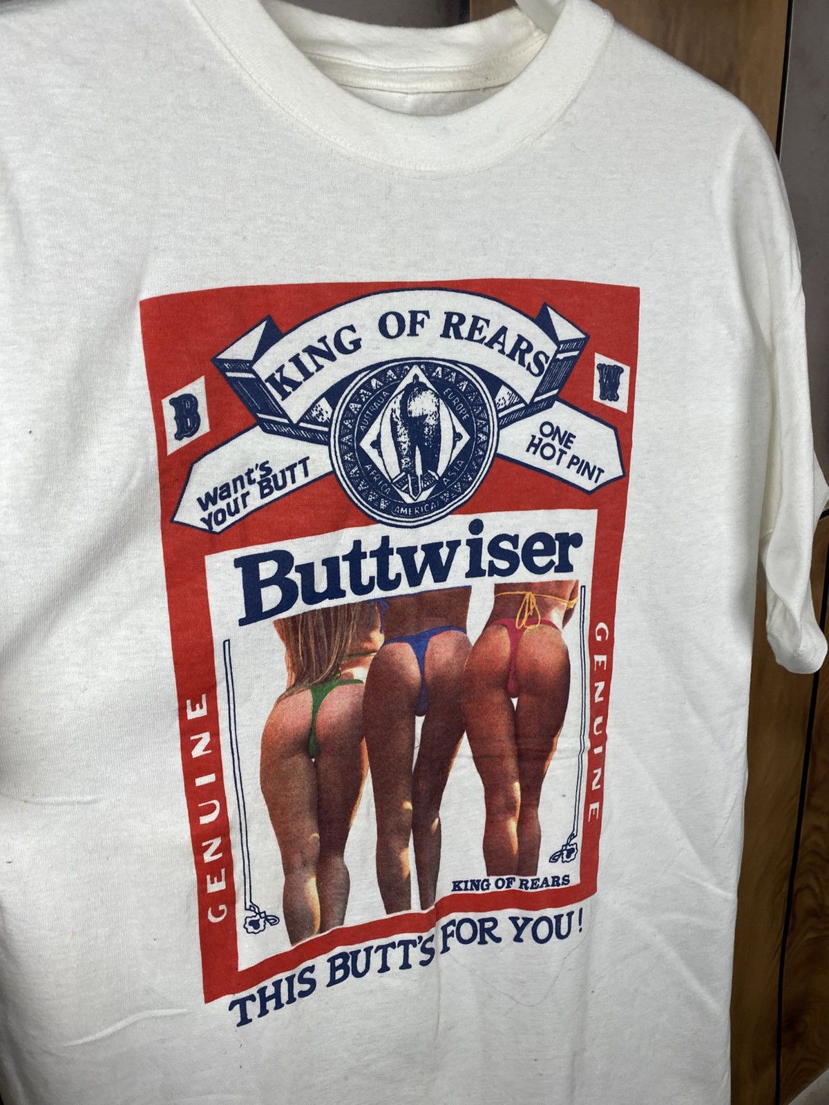 Sex Skateboards 💃Vintage 90s T-Shirt Buttwiser King Of Bears This Butt’s💃 Size US M / EU 48-50 / 2 - 2 Thumbnail
