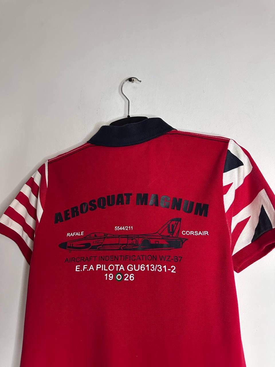 Aeronautica Militare GU613 Jeans Pilot Polo Shirt S – USA/UK Flag Sleeves MA-1 Size US S / EU 44-46 / 1 - 9 Thumbnail