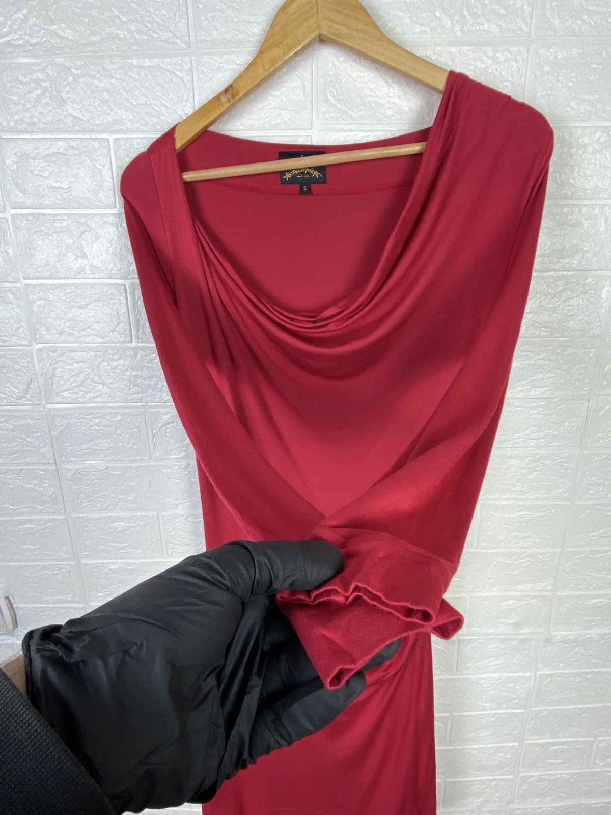 Vivienne Westwood Vintage Vivienne Westwood Anglomania bodycon midi dress red Size S / US 4 / IT 40 - 7 Thumbnail