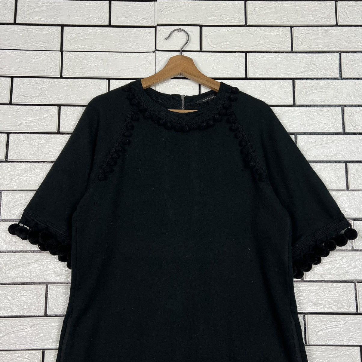 Marc Jacobs MARC JACOBS Black Half Zip on Back Long Shirt #4237-C193 Size S / US 4 / IT 40 - 3 Thumbnail