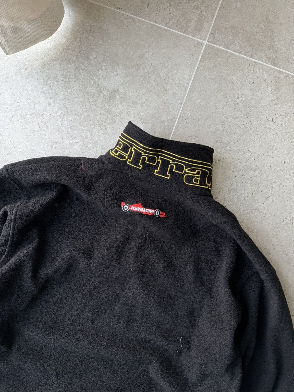 Ferrari Vintage 90s Ferrari Michael Schumacher Fleece Jacket Size US XL / EU 56 / 4 - 3 Thumbnail