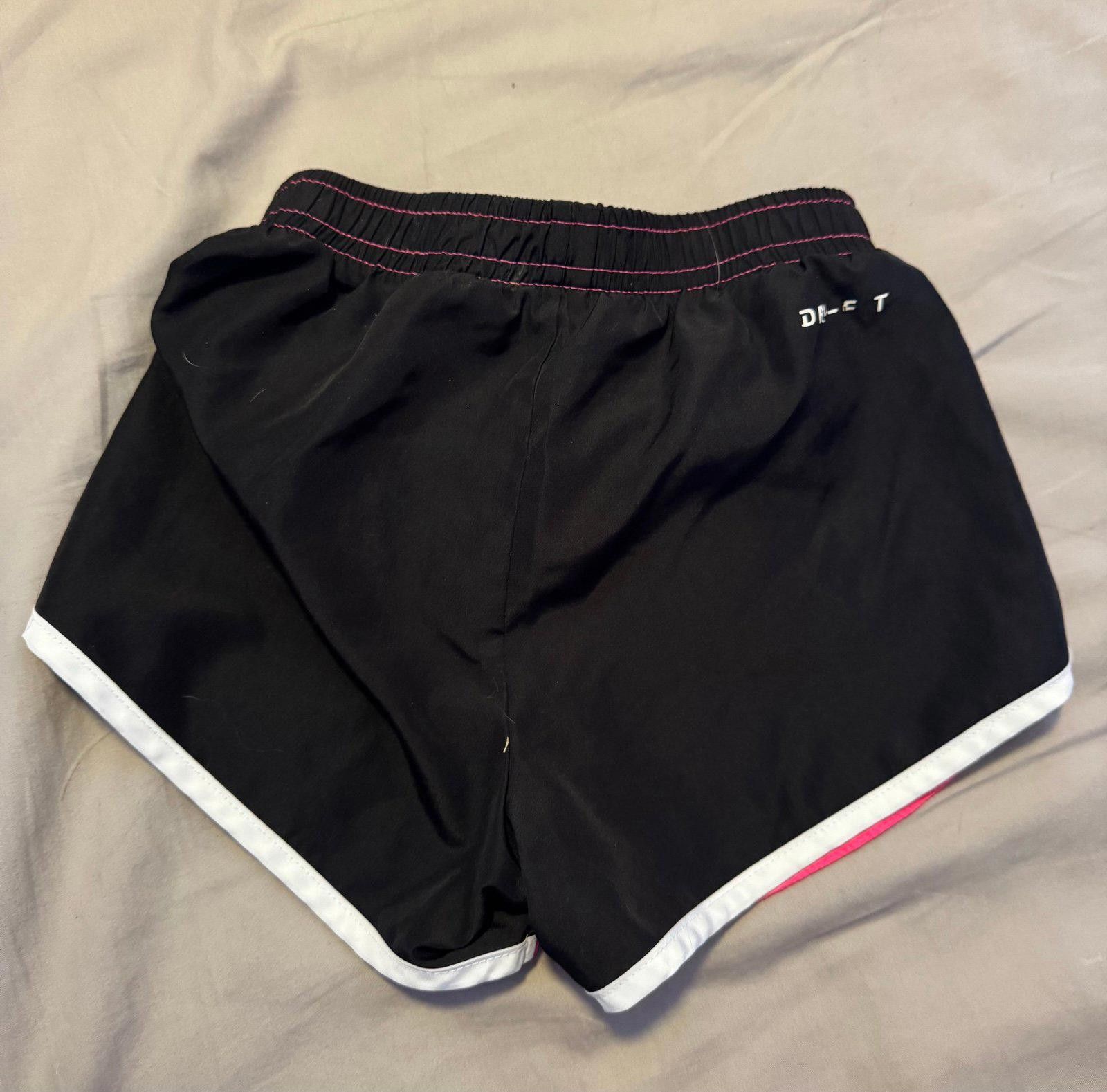 Nike 3T Nike Dri Fit Pink/Black Shorts Size 24" / US 00 / IT 34 - 2 Thumbnail
