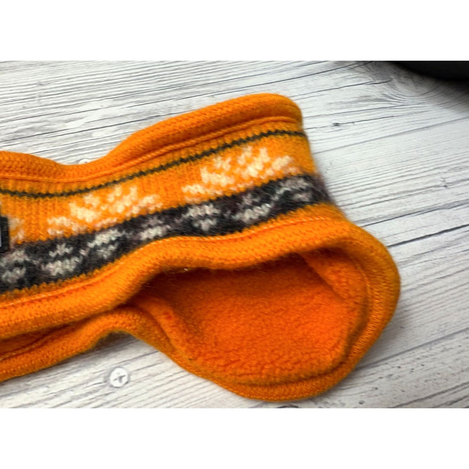 Vintage steffner Wool Headband Orange Women Headband Wool Eco-Friendly Casual Band Modern Style Size ONE SIZE - 5 Thumbnail