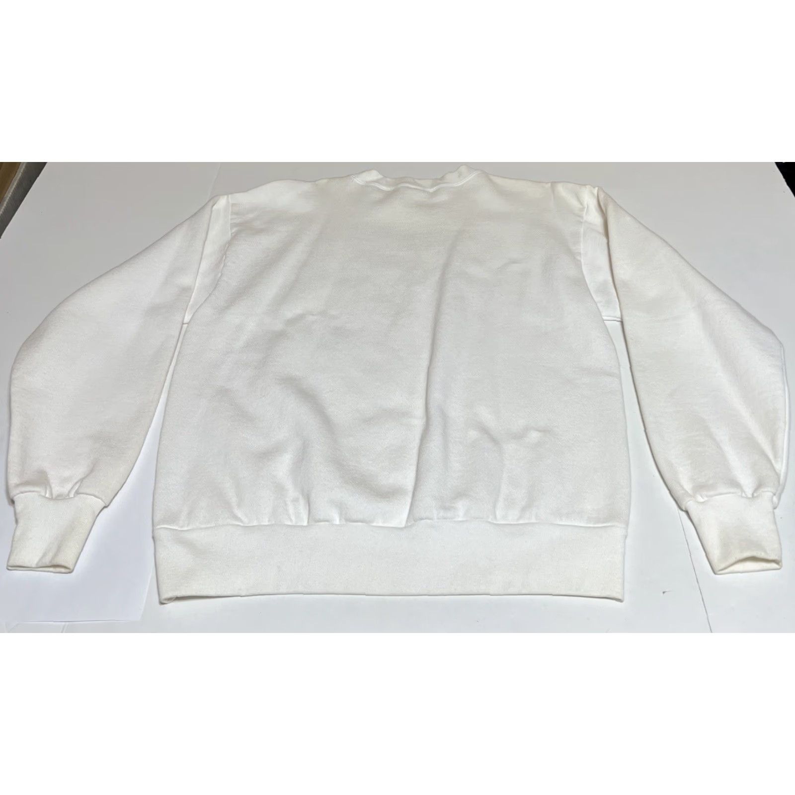NEXT VINTAGE Grandma The Next Best Thing To Santa Sweatshirt Adult L White USA Size US L / EU 52-54 / 3 - 3 Thumbnail