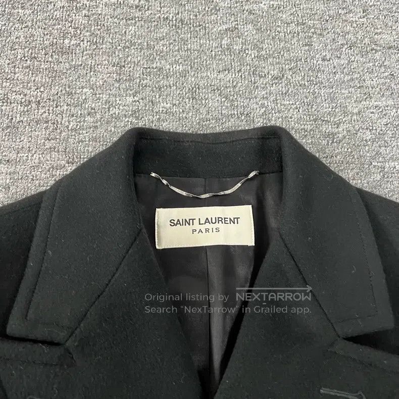 Saint Laurent Paris Saint Laurent Paris Double-breasted anchor gun collar navy Size M / US 6-8 / IT 42-44 - 5 Thumbnail