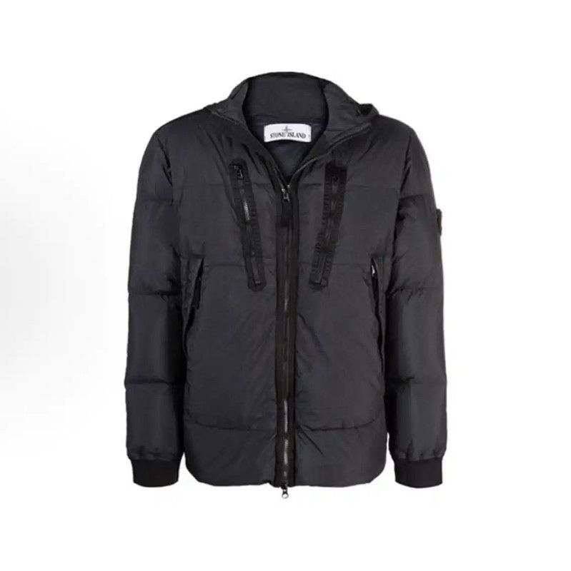 Stone Island Stone Island Men's Black Down Jacket 0089 Size US L / EU 52-54 / 3 - 1 Thumbnail