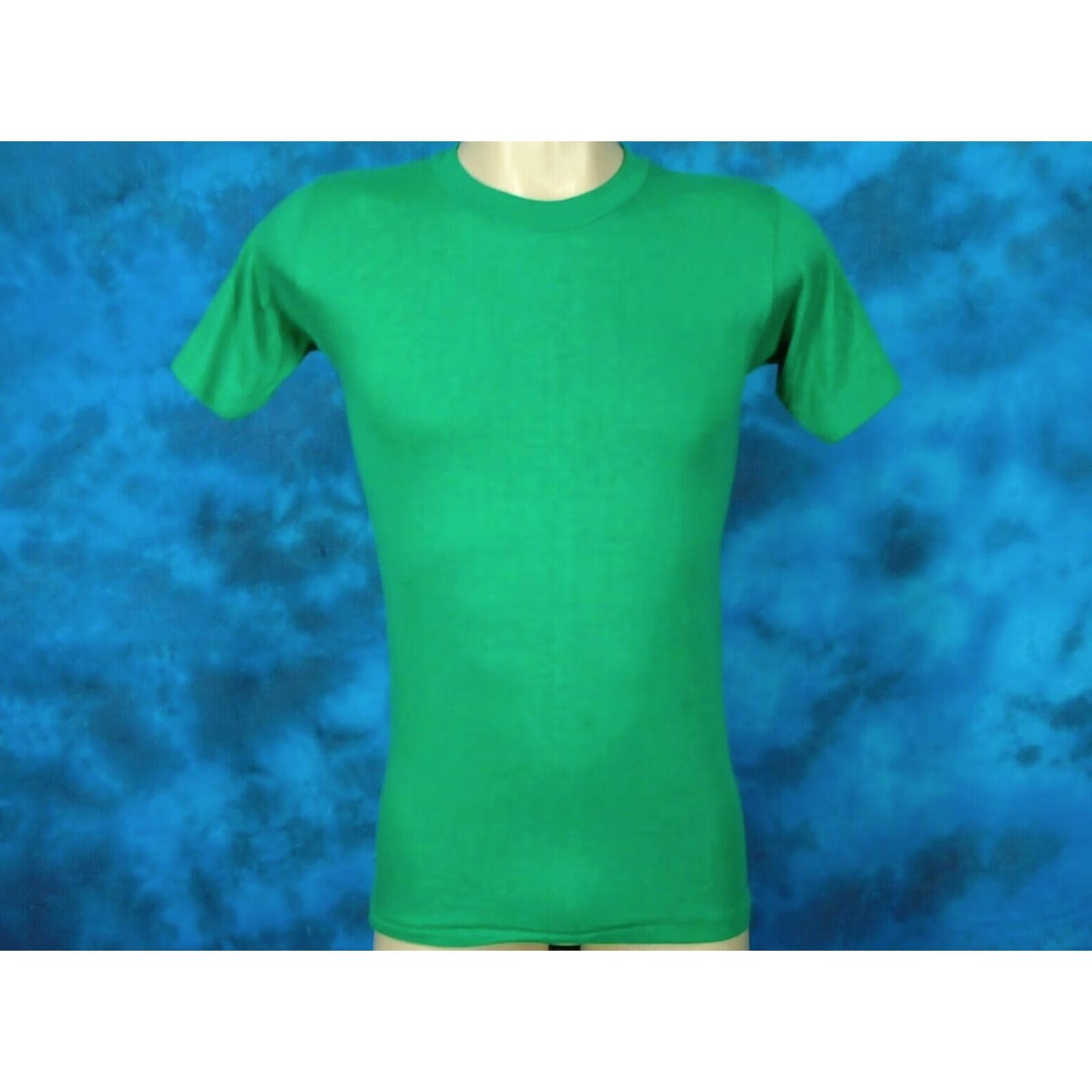 Vintage VINTAGE Sport-T SHIRT XS Men Green 80s 90s NOS Deadstock Paper Thin Crew Neck Short Sleeve XXS/XS Size US XS / EU 42 / 0 - 2 Thumbnail