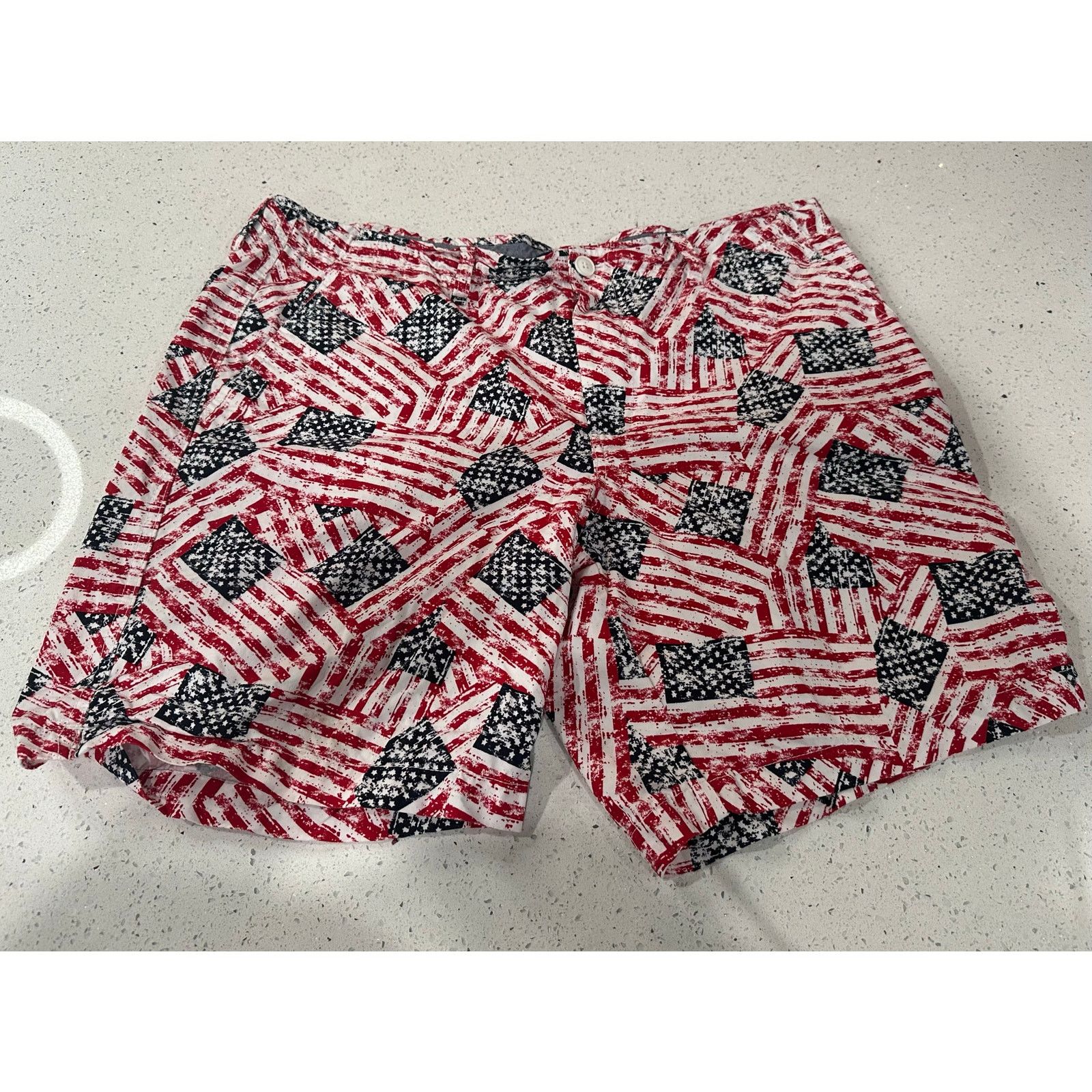 Other Charleston Threads “Country First” Shorts. Button Size 38 Size US 38 / EU 54 - 1 Thumbnail