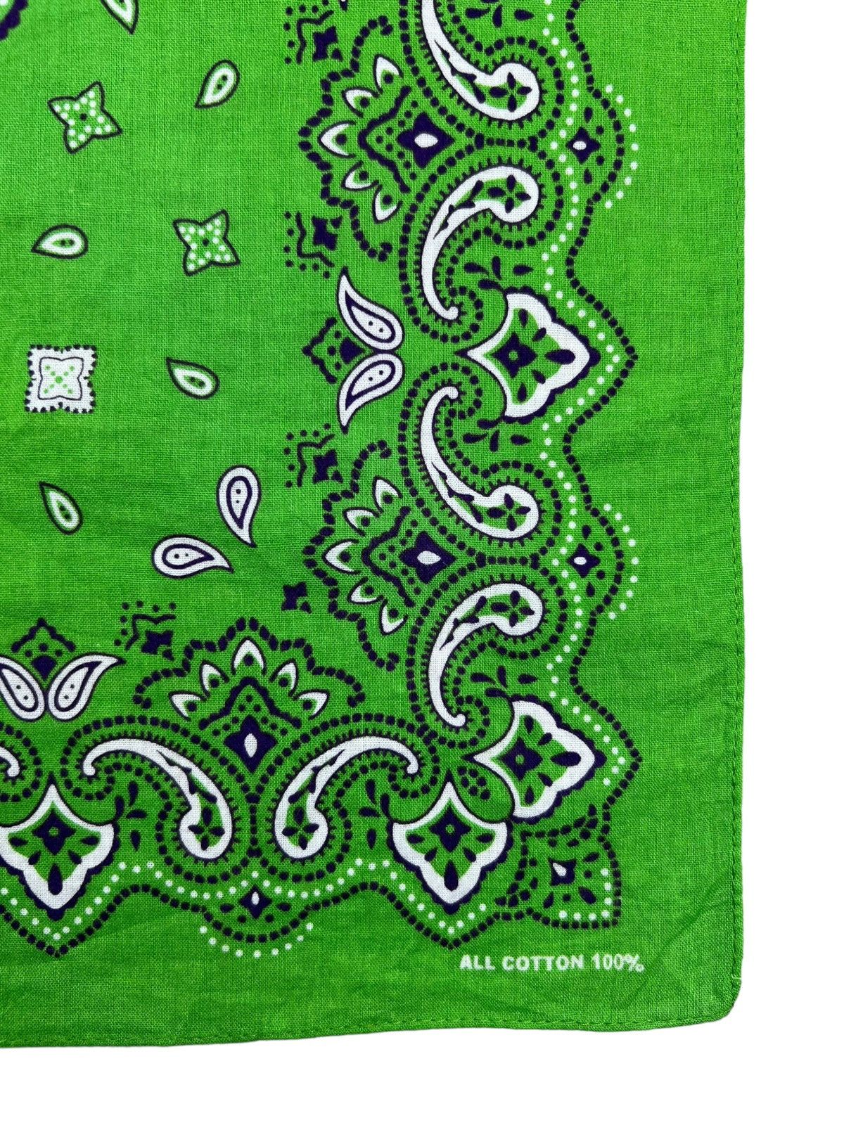 Japanese Brand Paislee Handkerchief Neckerchief Bandana Pocketsquare Size ONE SIZE - 3 Thumbnail