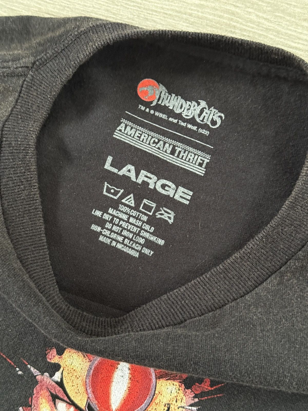 Other American Thrift Thundercats Vintage Black Wash Tee Sz Large Size US L / EU 52-54 / 3 - 3 Thumbnail