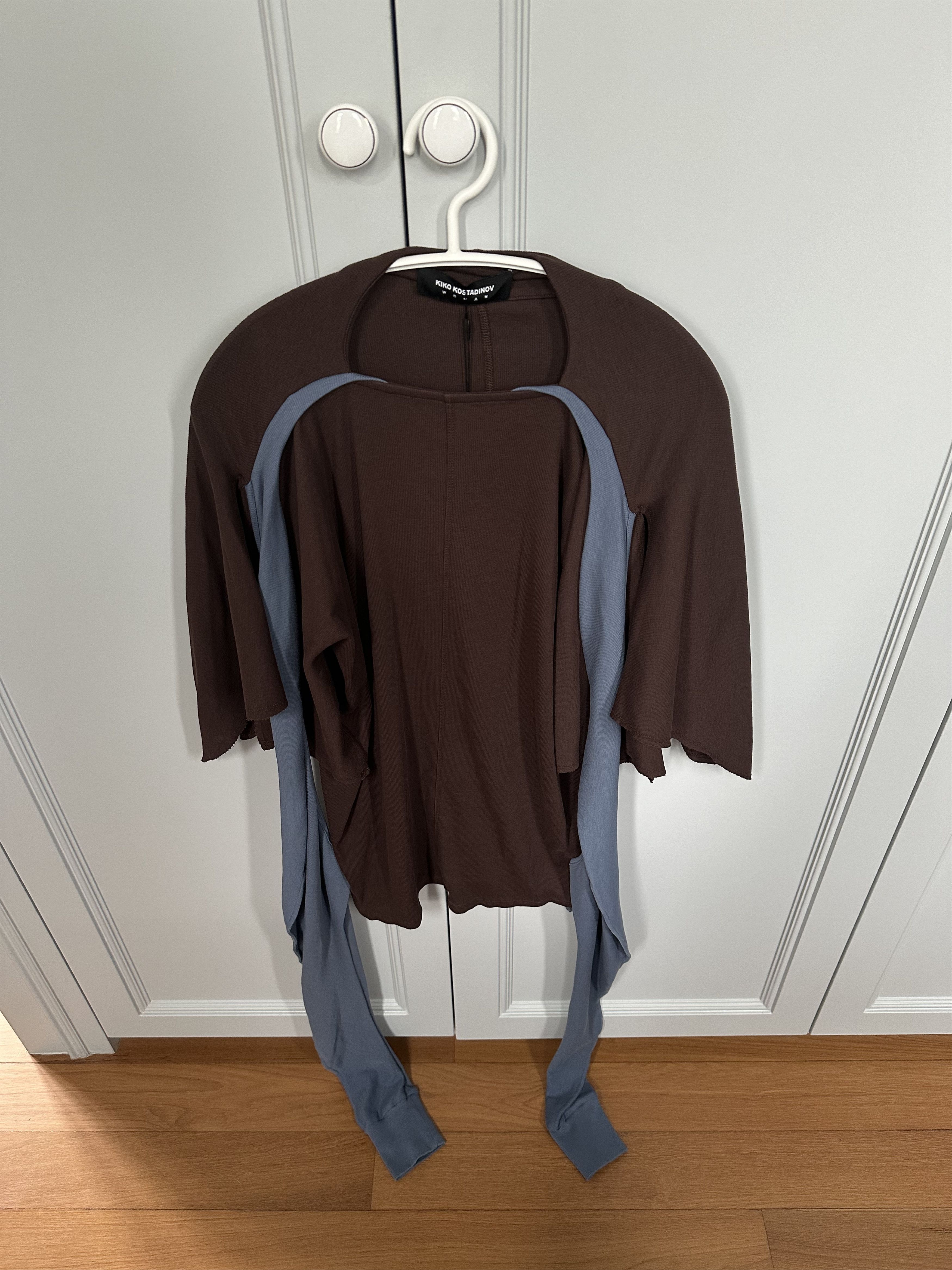 Kiko Kostadinov Kiko Kostadinov Circle Jersey Top Brown Size S / US 4 / IT 40 - 7 Thumbnail