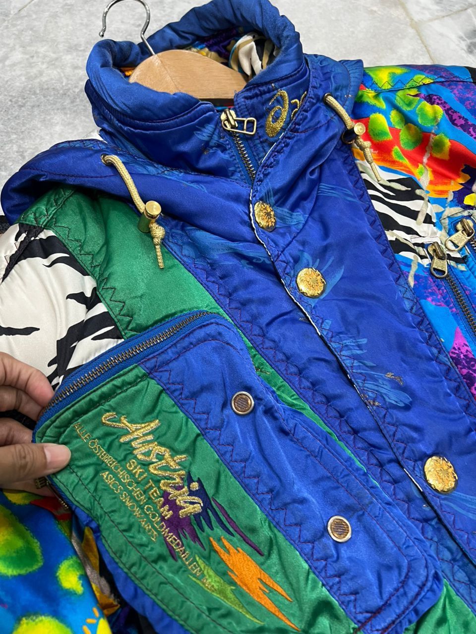 Asics × Vintage Vintage 80’s Ski ⛷️ Austria Jacket Size US L / EU 52-54 / 3 - 4 Thumbnail
