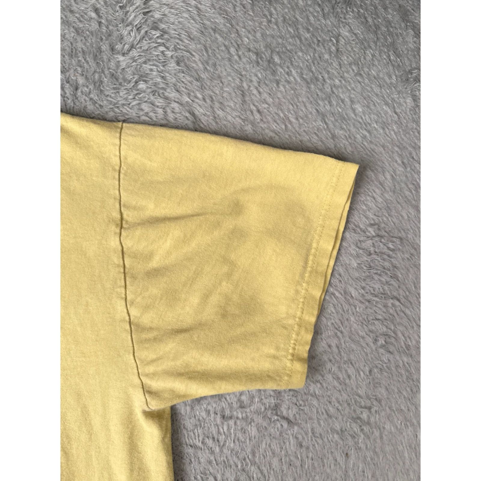 Tommy Hilfiger Tommy Hilfiger Jeans Shirt Adult XL Yellow Crew Neck 100% Cotton Mens Size US XL / EU 56 / 4 - 2 Thumbnail