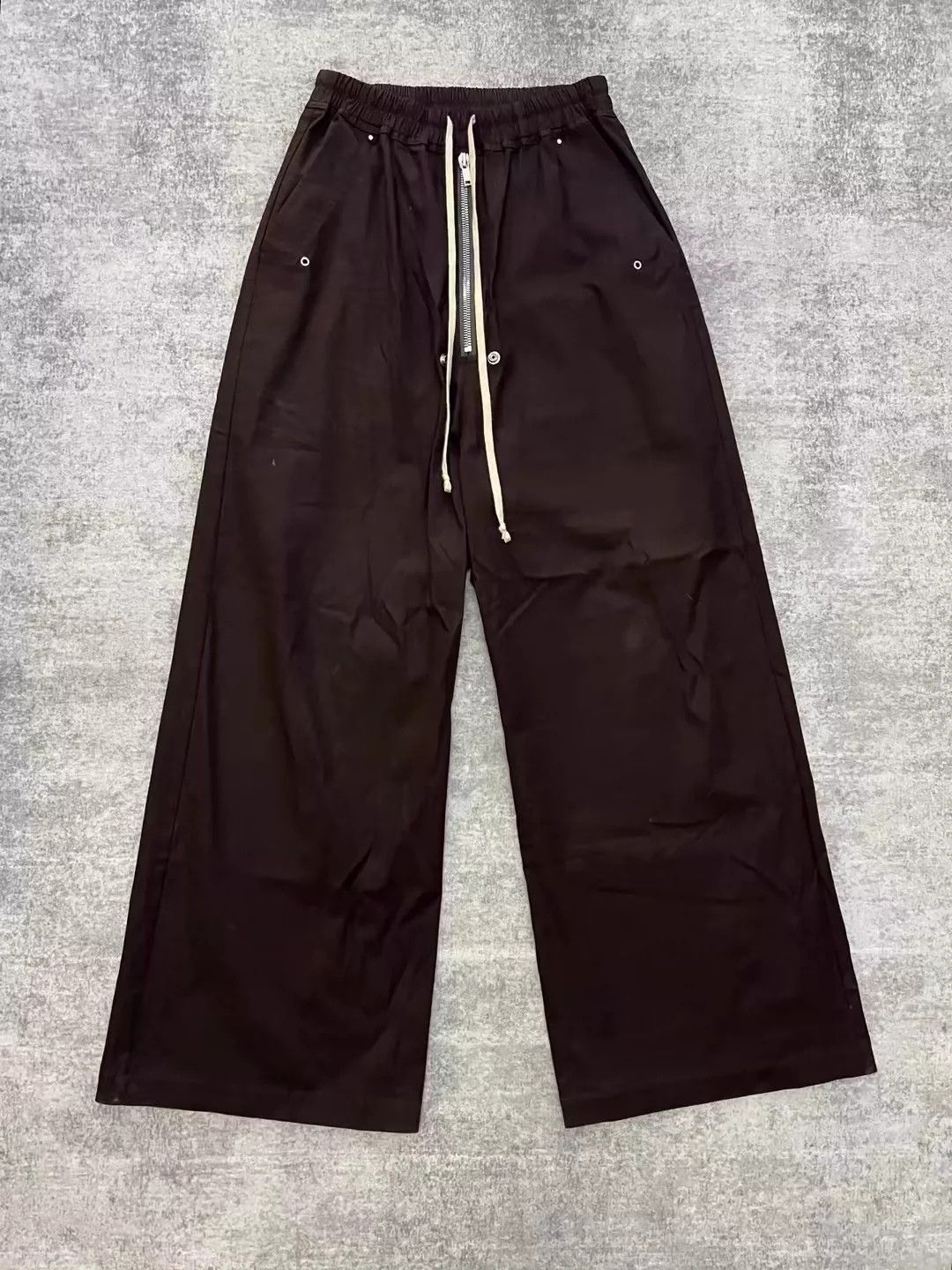 Rick Owens Rick owens Brown wide-leg pants Size US 30 / EU 46 - 1 Thumbnail