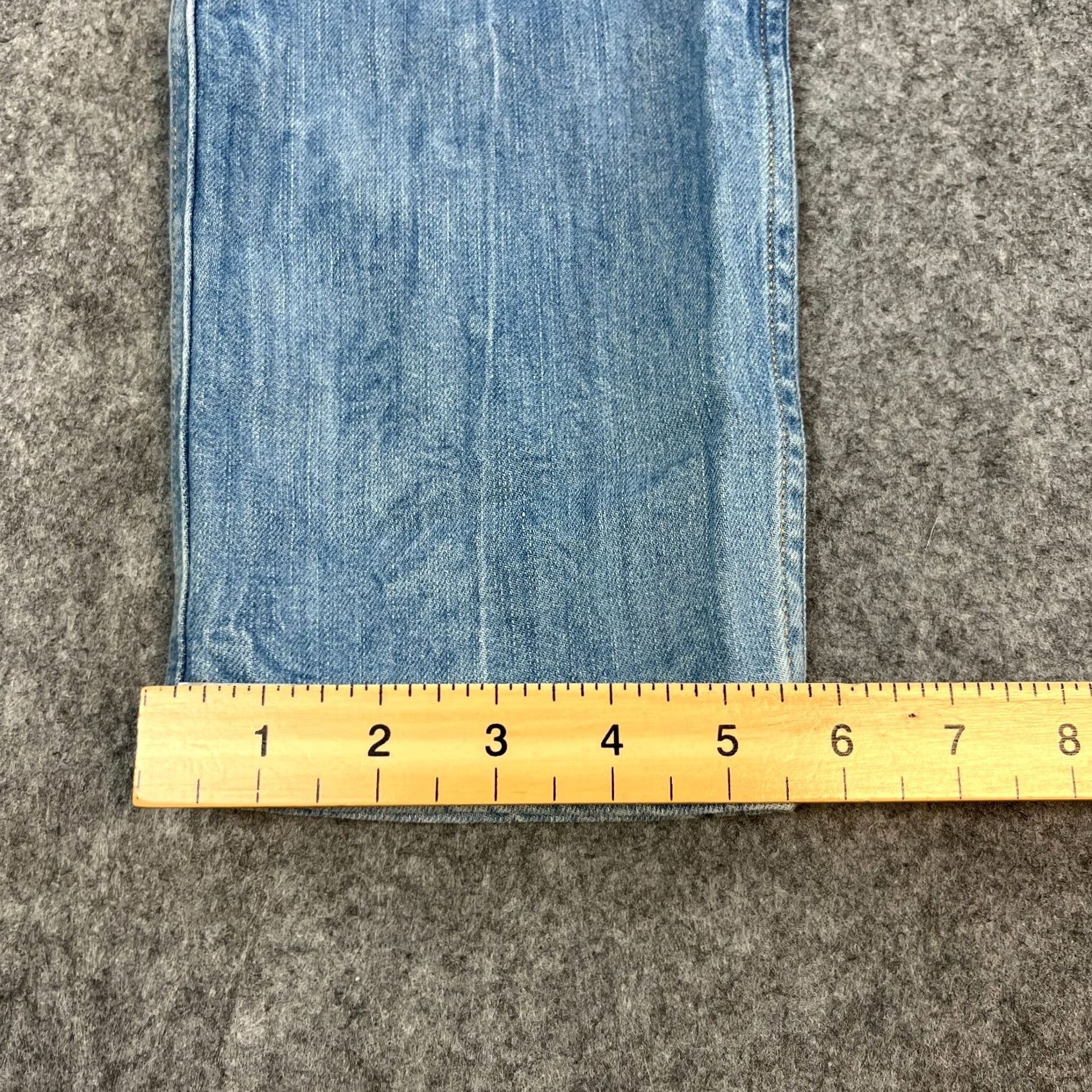 Replay Replay Jeans Slim Tapered 34 34 Light Wash Blue Stretch Whiskers Fades Denim Casual Mens Slim Jeans Size US 34 / EU 50 - 3 Thumbnail