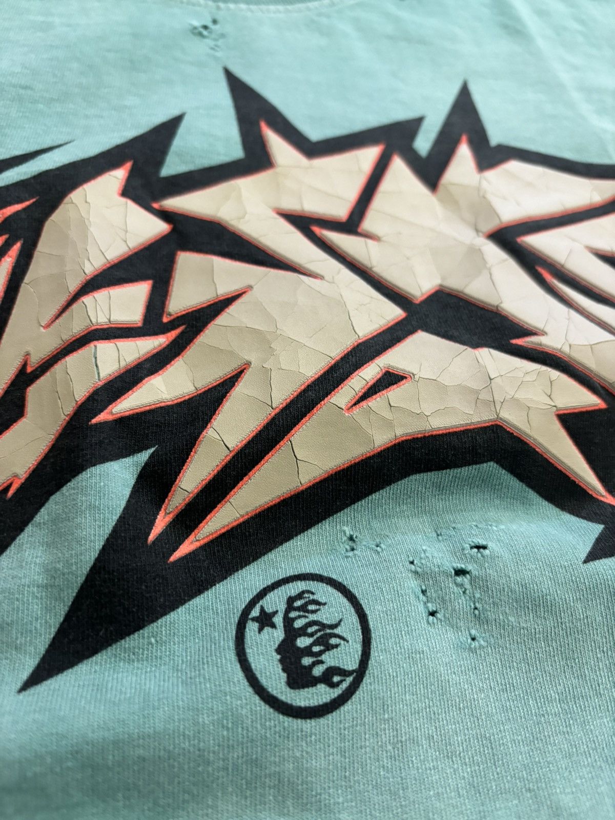 HELLSTAR Hellstar Green Crack Print Tee Size US XS / EU 42 / 0 - 6 Thumbnail