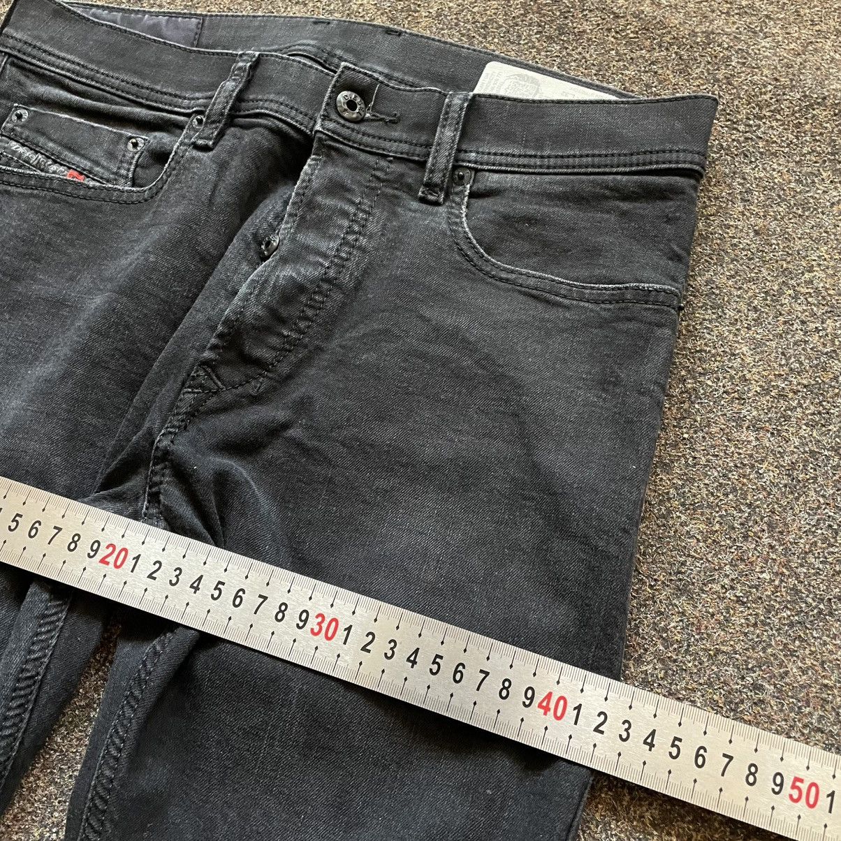 Vintage Vintage Y2K Diesel Faded Black Slim Denim Jeans Skate 30 Size US 30 / EU 46 - 11 Thumbnail