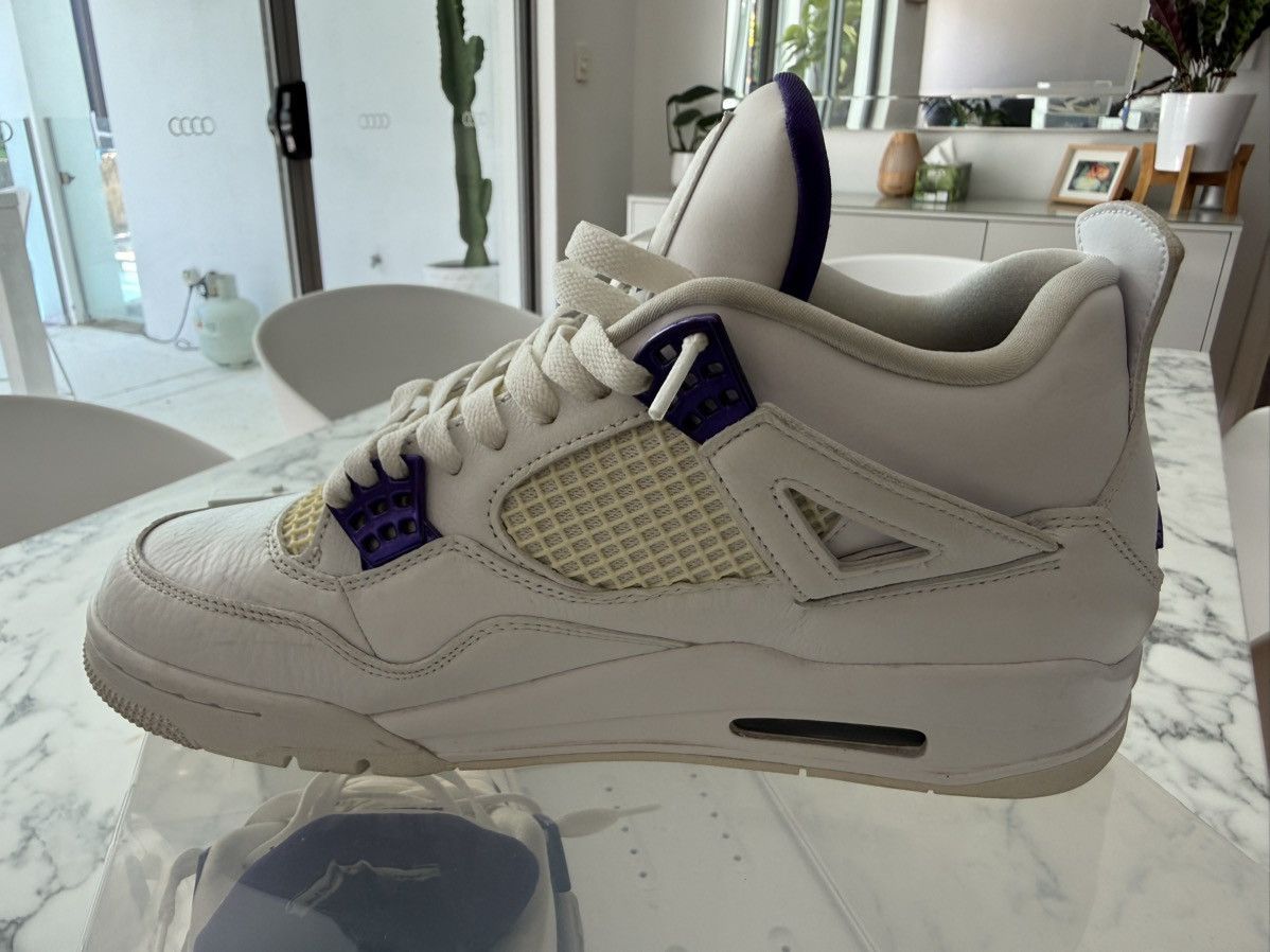 Jordan Brand Jordan 4 Retro Metallic Purple Size US 10 / EU 43 - 6 Thumbnail