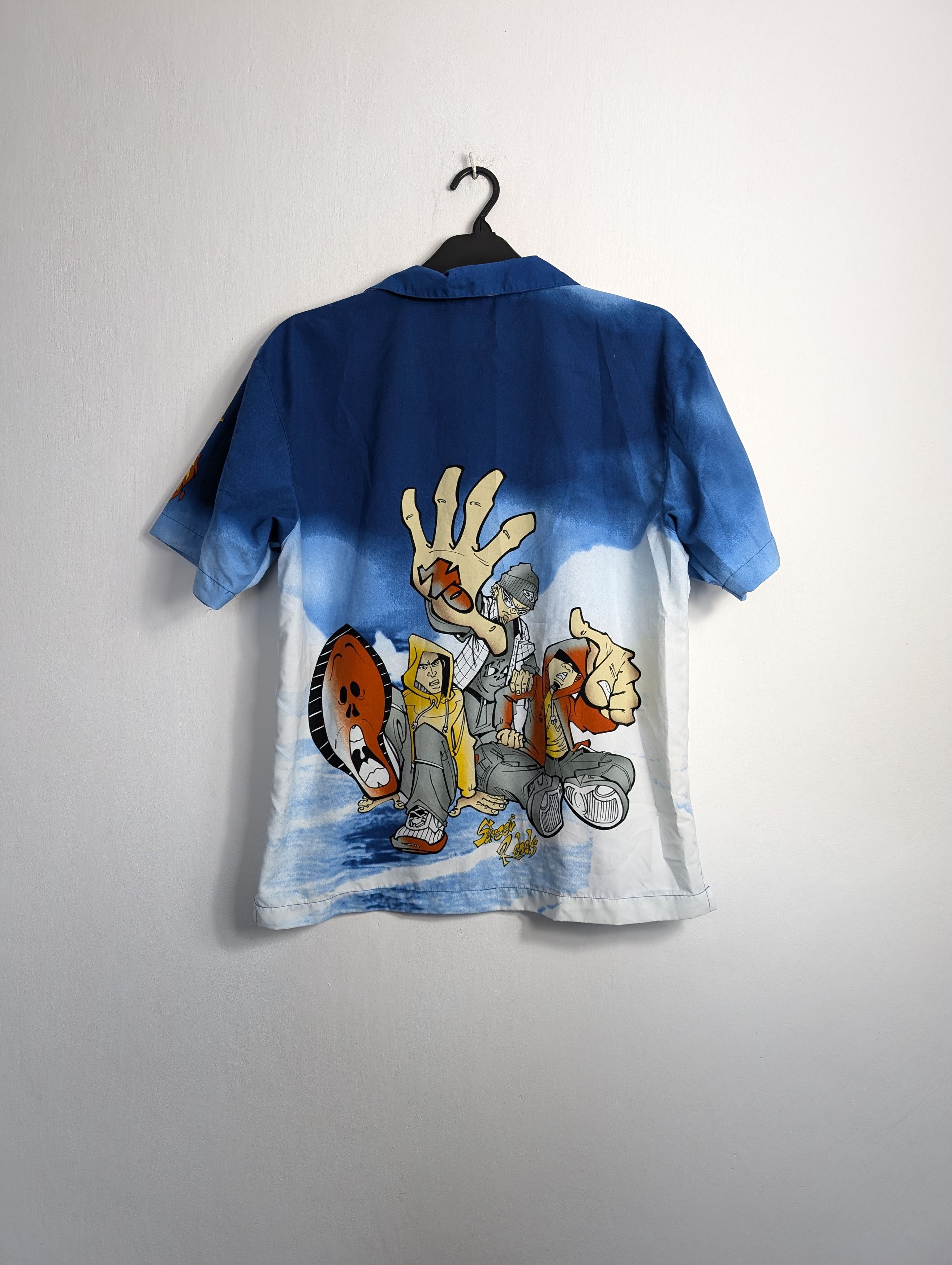 Rap Tees × Vintage Y2K Rap Hip-Hop Streetwear Shirt Button Up Size US M / EU 48-50 / 2 - 3 Thumbnail