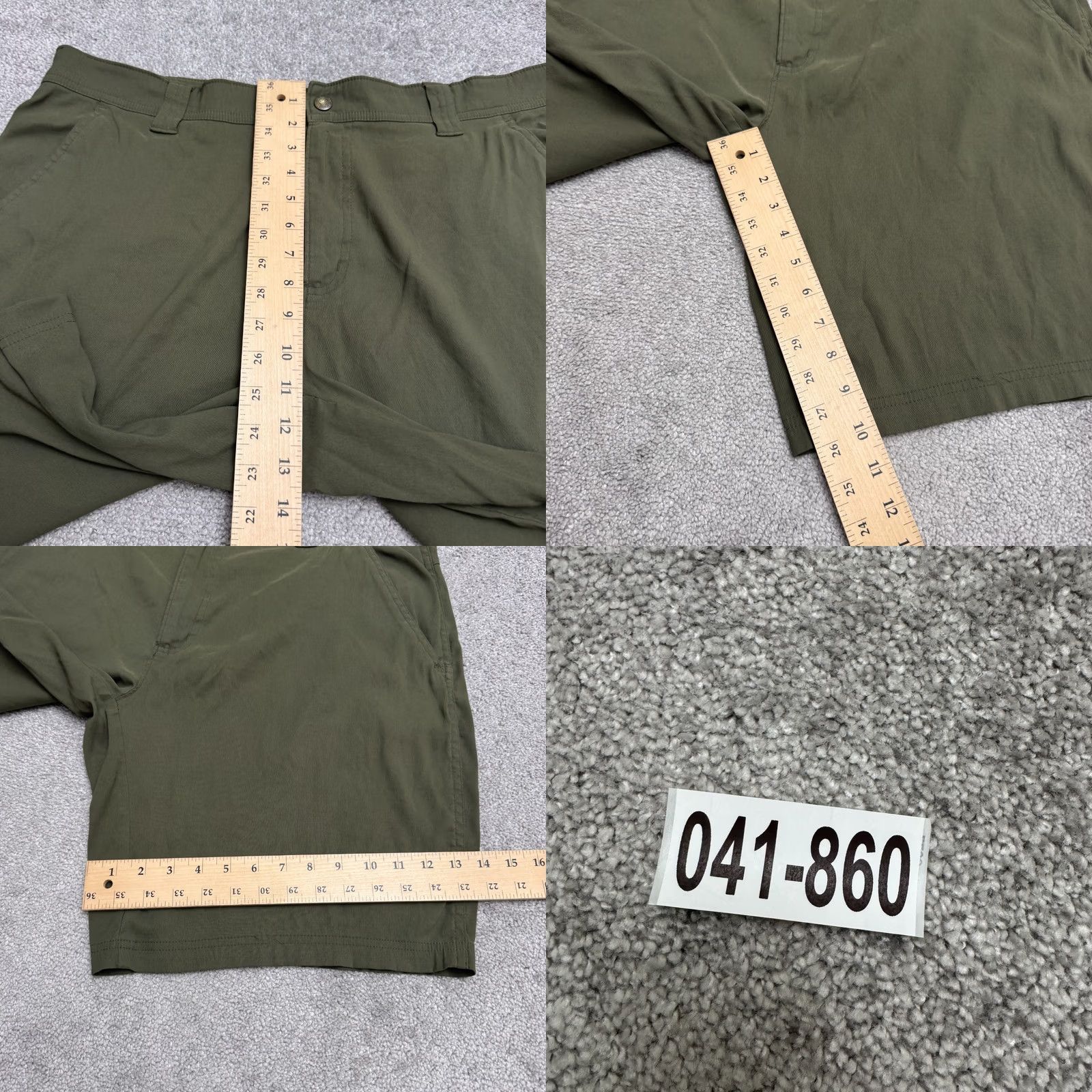 Olive Columbia Silver Ridge II Outdoor Hiking Shorts Mens 38 Olive Green Nylon Trail Shorts Medium Pocketed Size US 38 / EU 54 - 9 Thumbnail