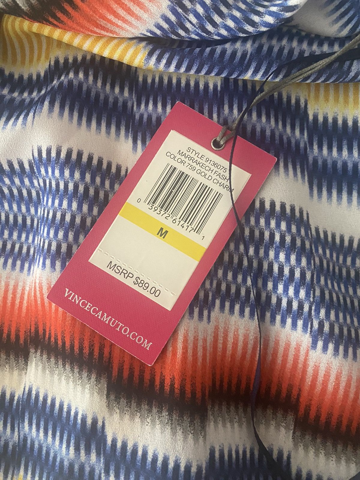 Vince Camuto VINCE CAMUTO HANDKERCHIEF CHIFFON CAMI TANK TOP Size M / US 6-8 / IT 42-44 - 2 Thumbnail