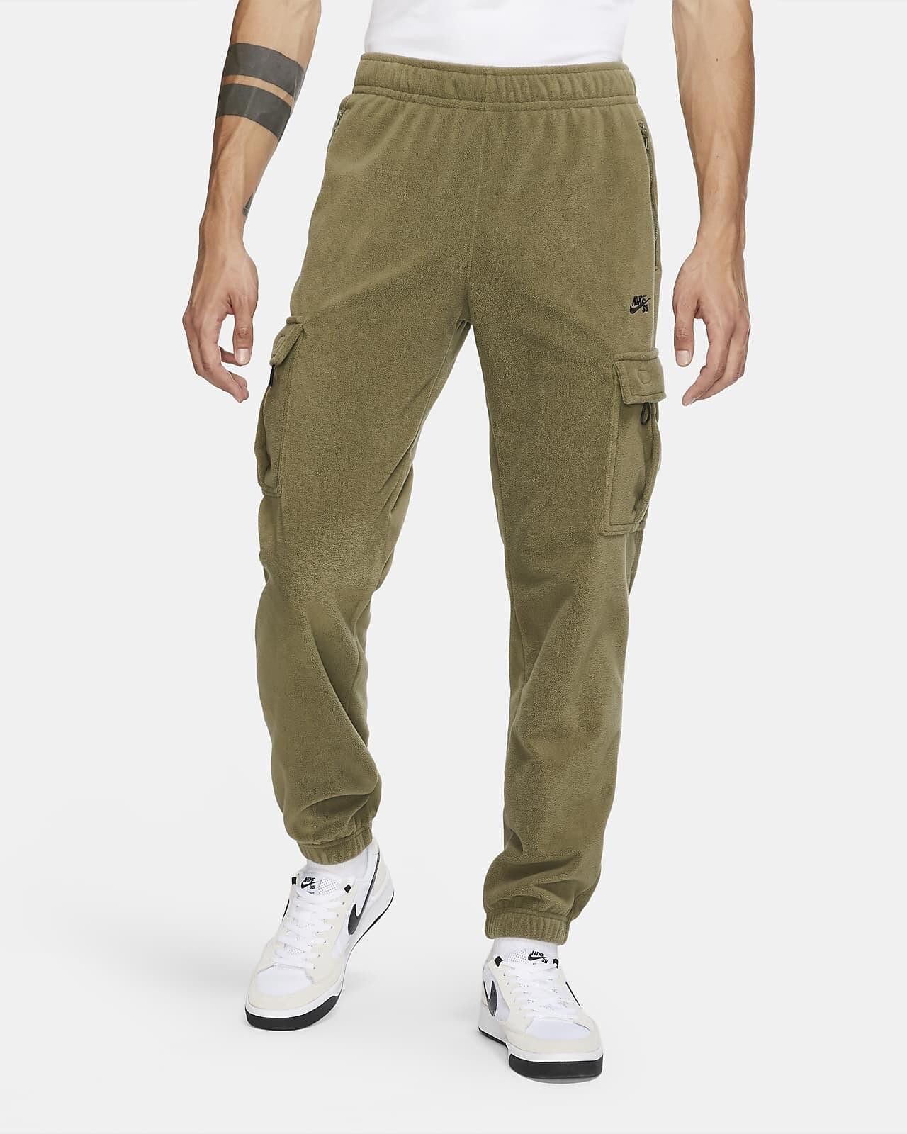 Nike Nike SB Fleece Cargo Pants Army Green Size M Size US 32 / EU 48 - 4 Thumbnail
