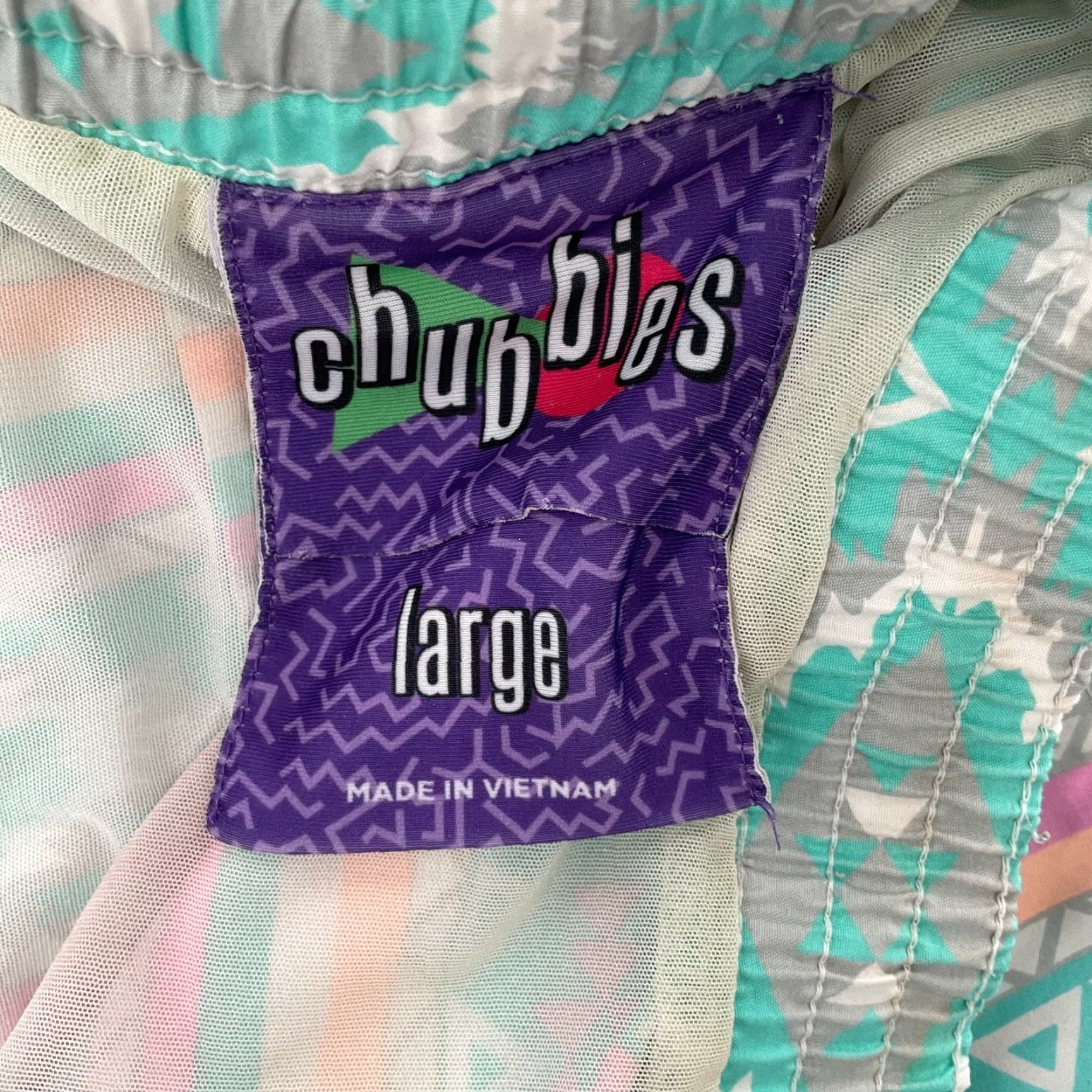 Chubbies Chubbies Shorts Adult Large Colorful Swim Trunks Board Lined Pockets Mens L Size US 33 - 6 Thumbnail