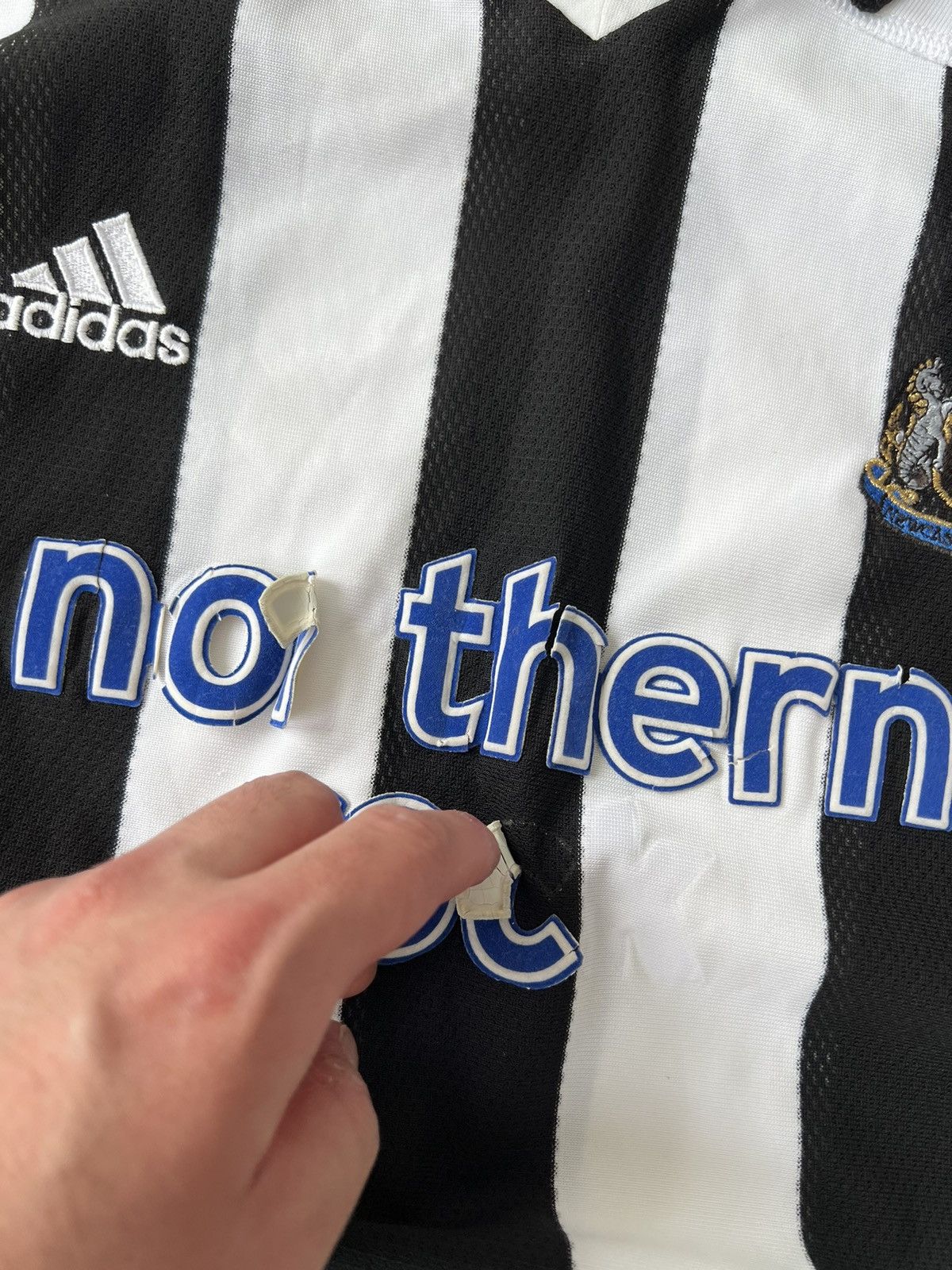 Adidas × Vintage 🩸RARE🩸Adidas Vintage Newcastle United 2003 Home Jersey Size US L / EU 52-54 / 3 - 6 Thumbnail