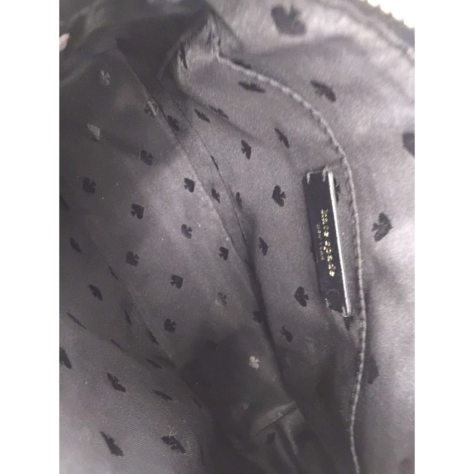 Kate Spade Kate Spade Pebbled Leather Crossbody Bag Black Missing Strap Size ONE SIZE - 11 Thumbnail
