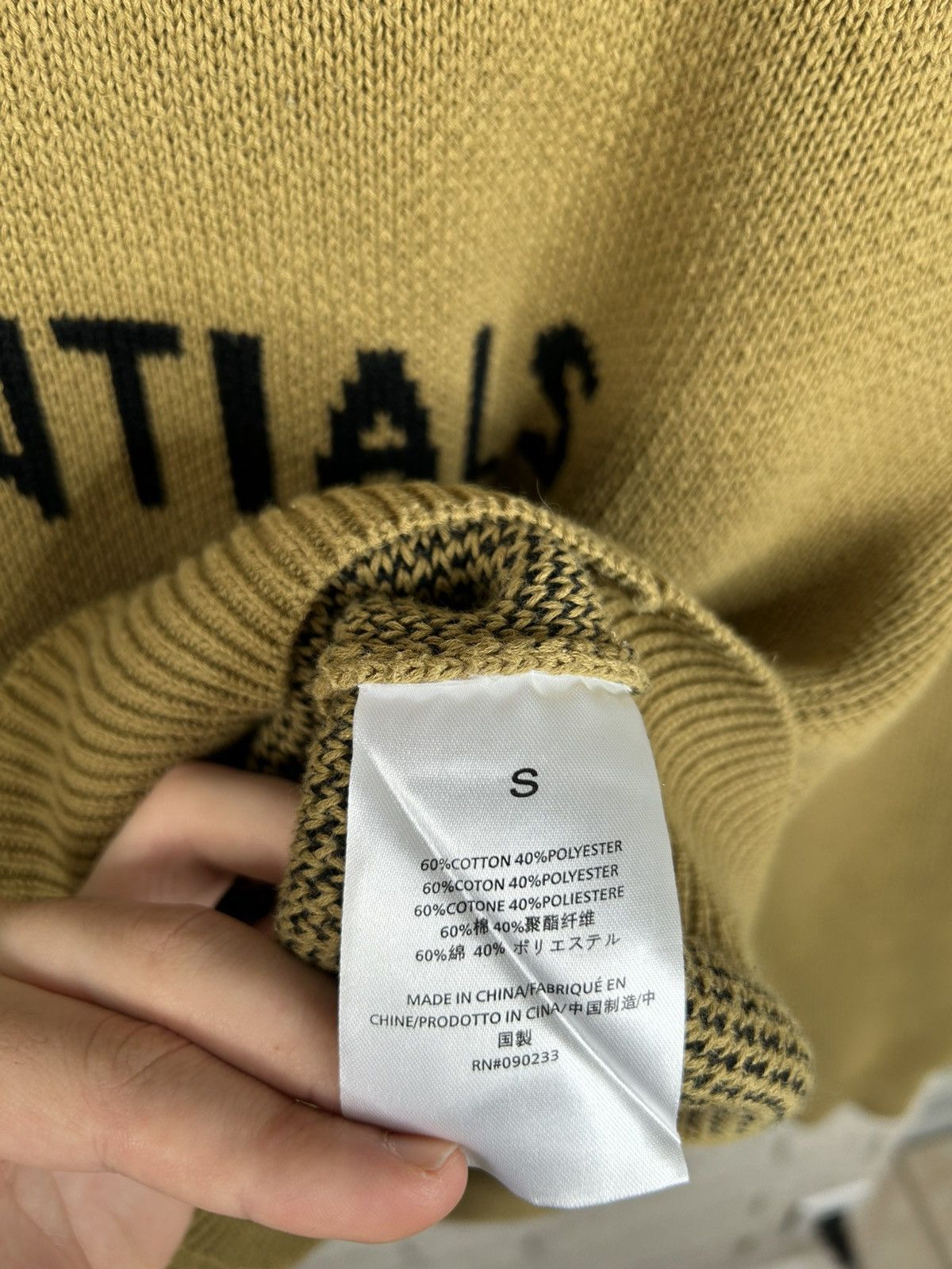 Fear of God Fear Of God Essentials Knit Pullover Hoodie Size US S / EU 44-46 / 1 - 9 Thumbnail
