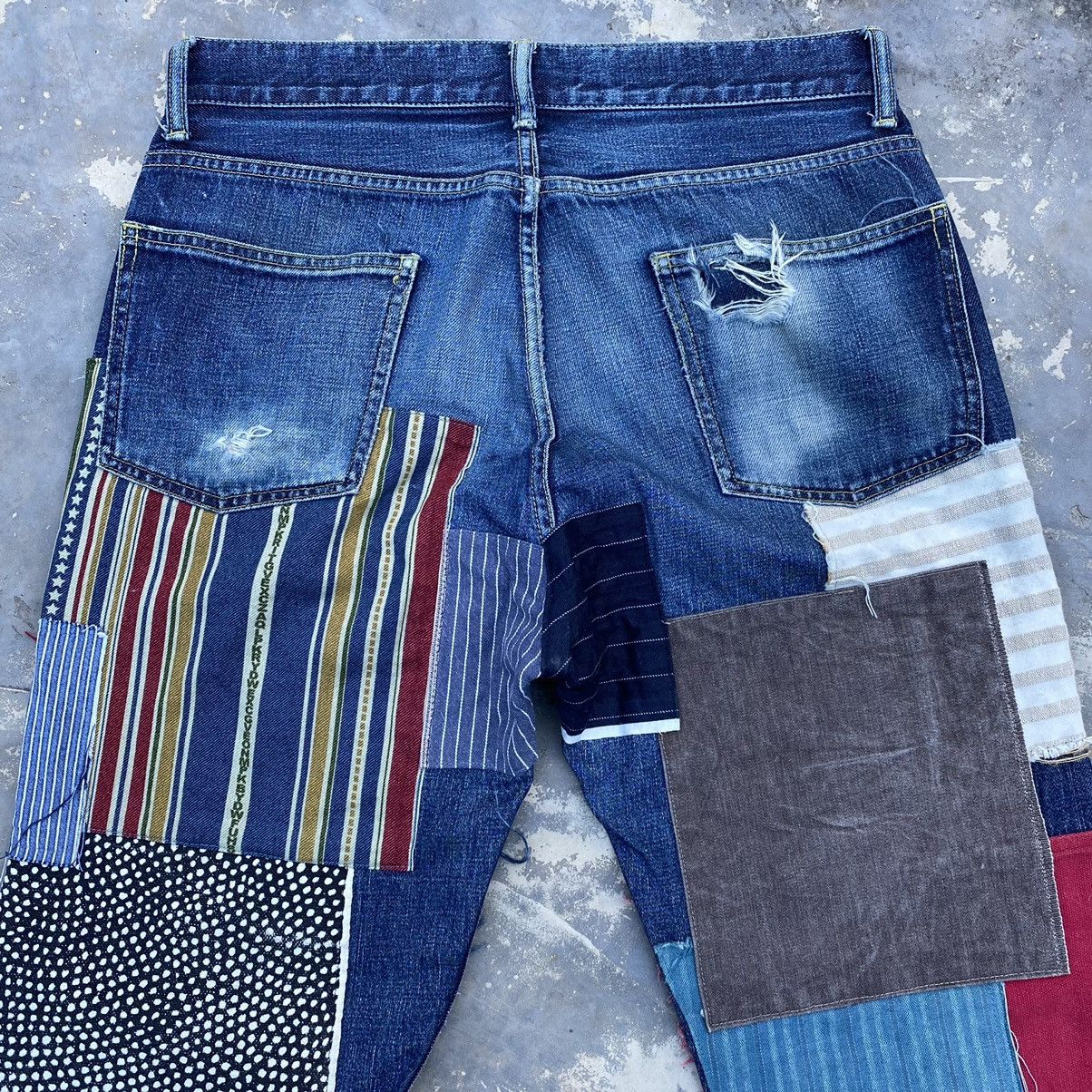 Comme des Garcons Vintage comme des garcorn selvedge patchwork multicolour Size US 32 / EU 48 - 11 Thumbnail