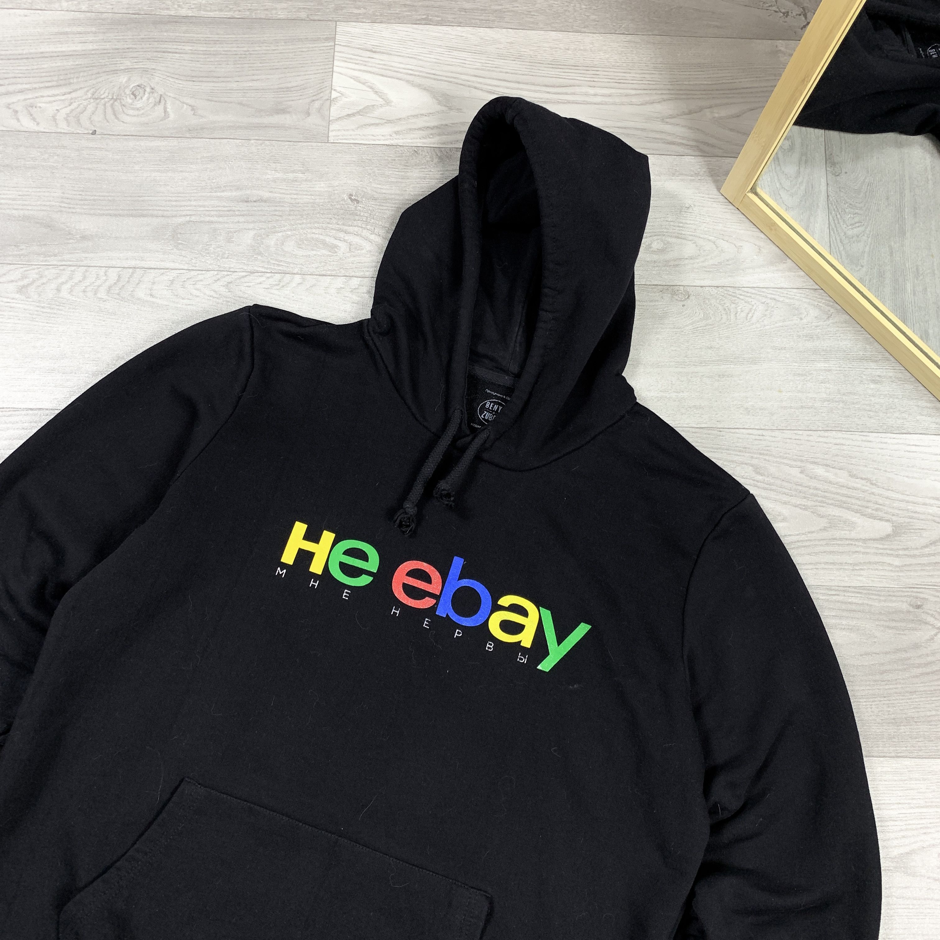 eBay Vintage eBay Humor Ukrainian Odessa Black Graphic Hoodie Size US XL / EU 56 / 4 - 3 Thumbnail