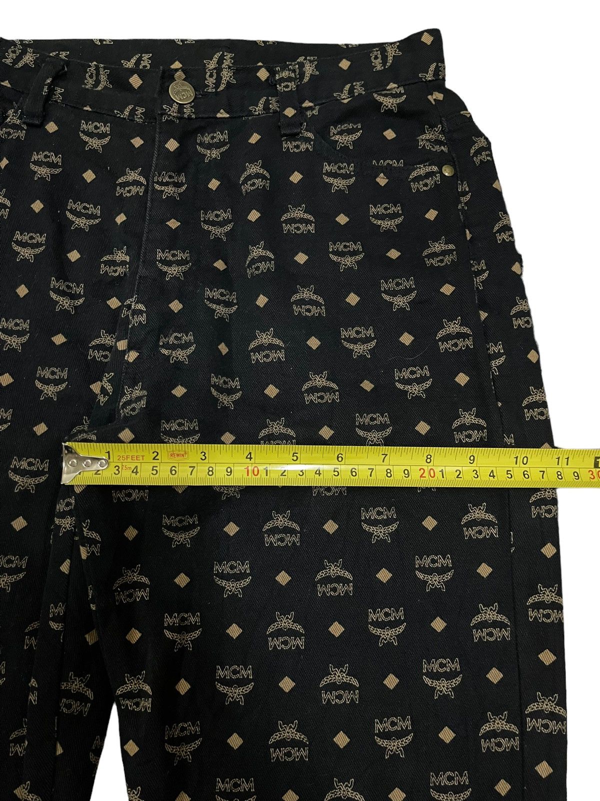 MCM Vintage MCM Legere Full Print Monogram Jeans Size US 27 - 17 Thumbnail